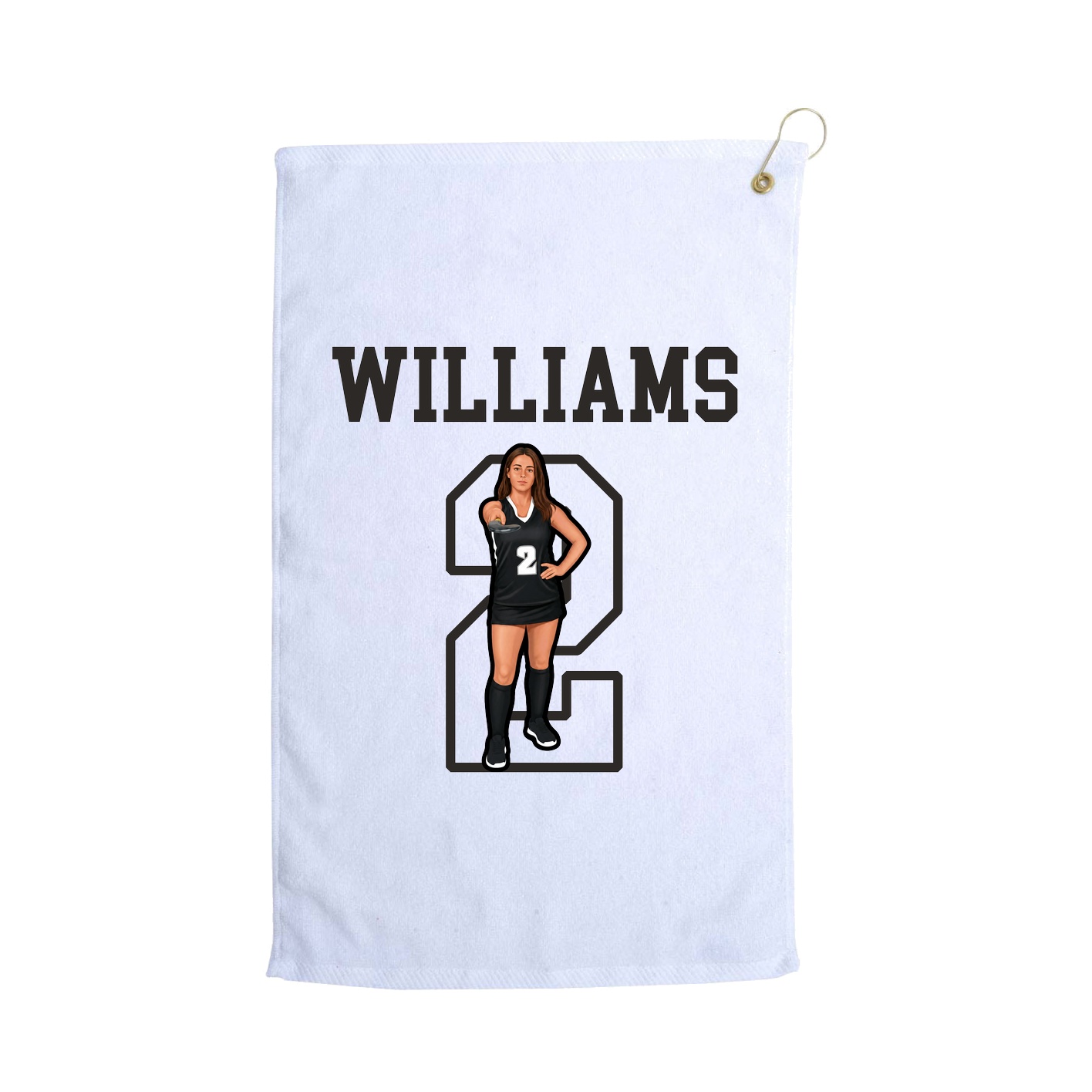 Golf Towel — Shirsey in White