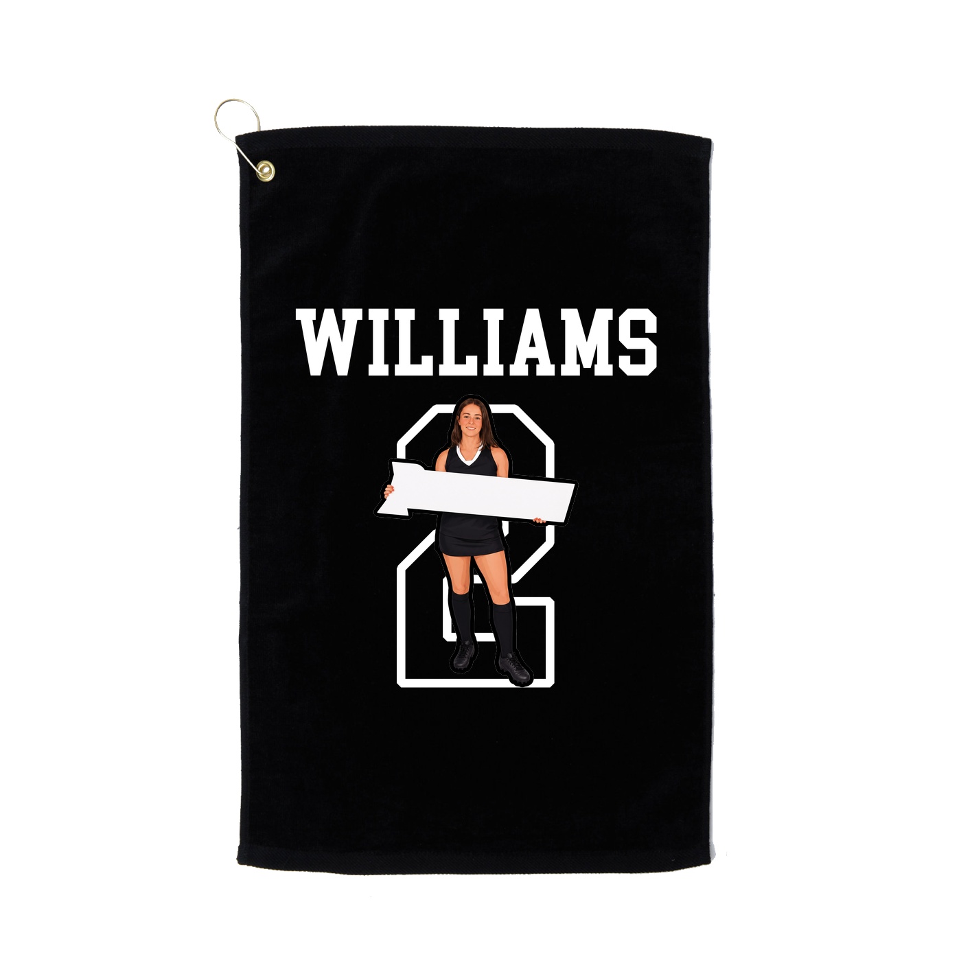 Golf Towel — Shirsey in Black