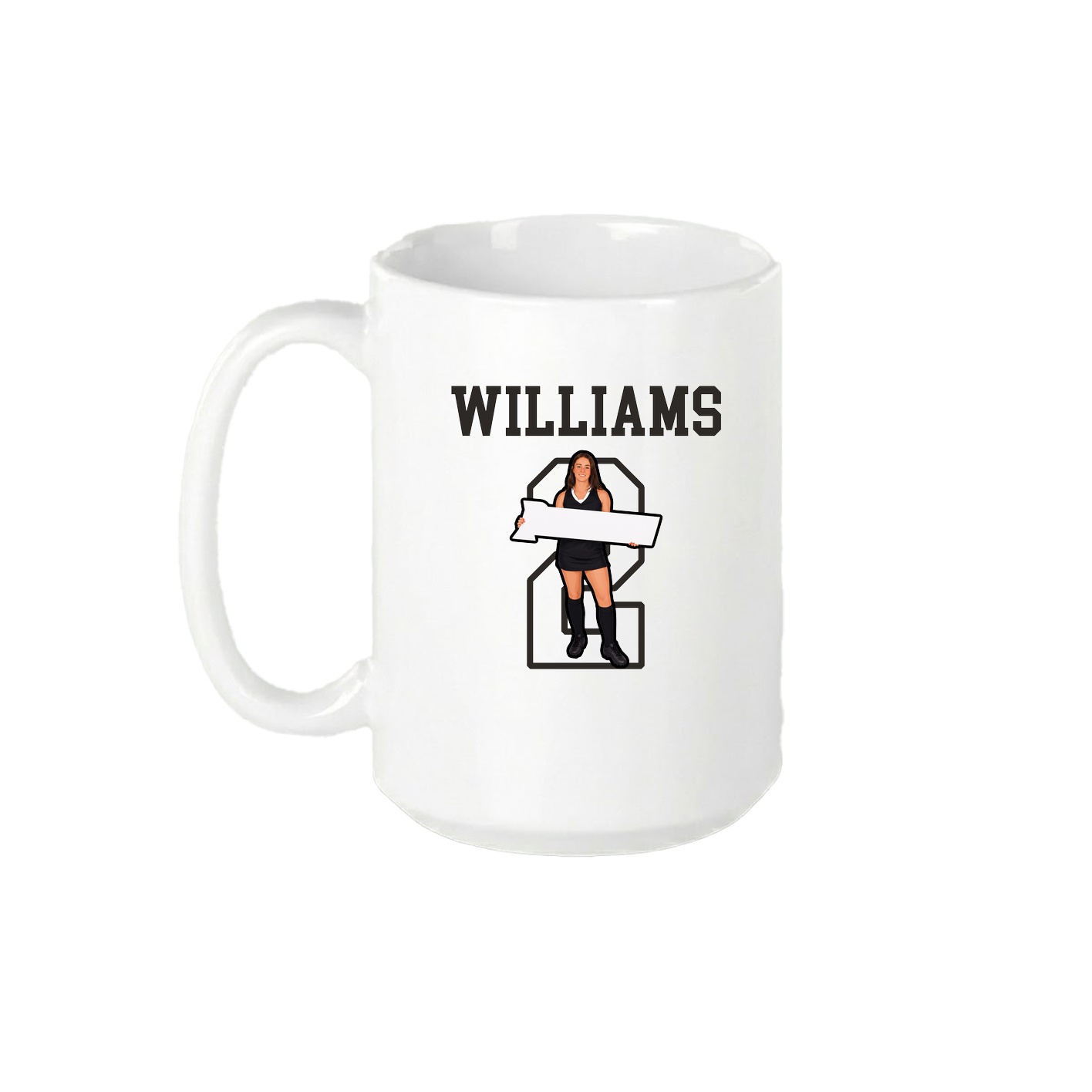 15oz Coffee Mug — Shirsey in White