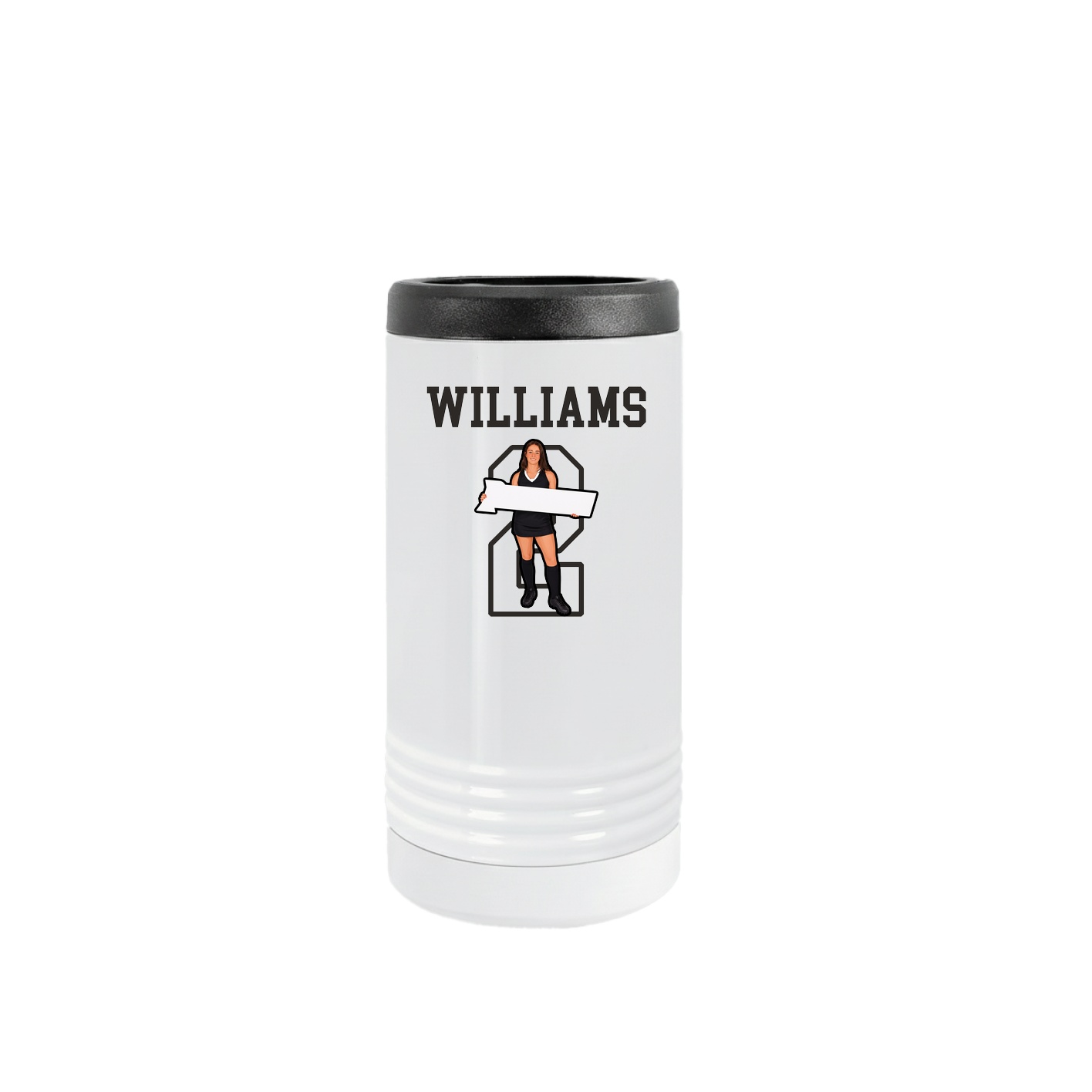 Slim Beverage Holder — Shirsey in White