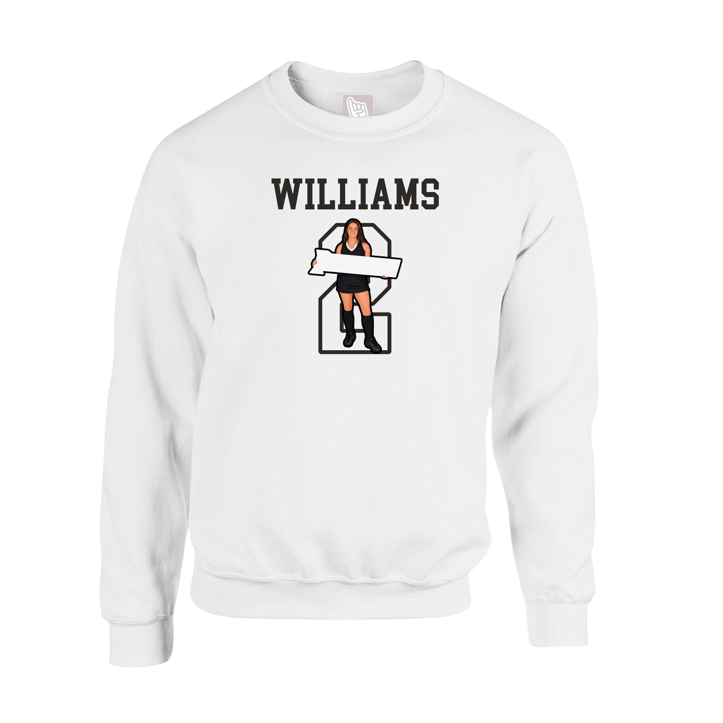 Fleece Crew — Shirsey in White