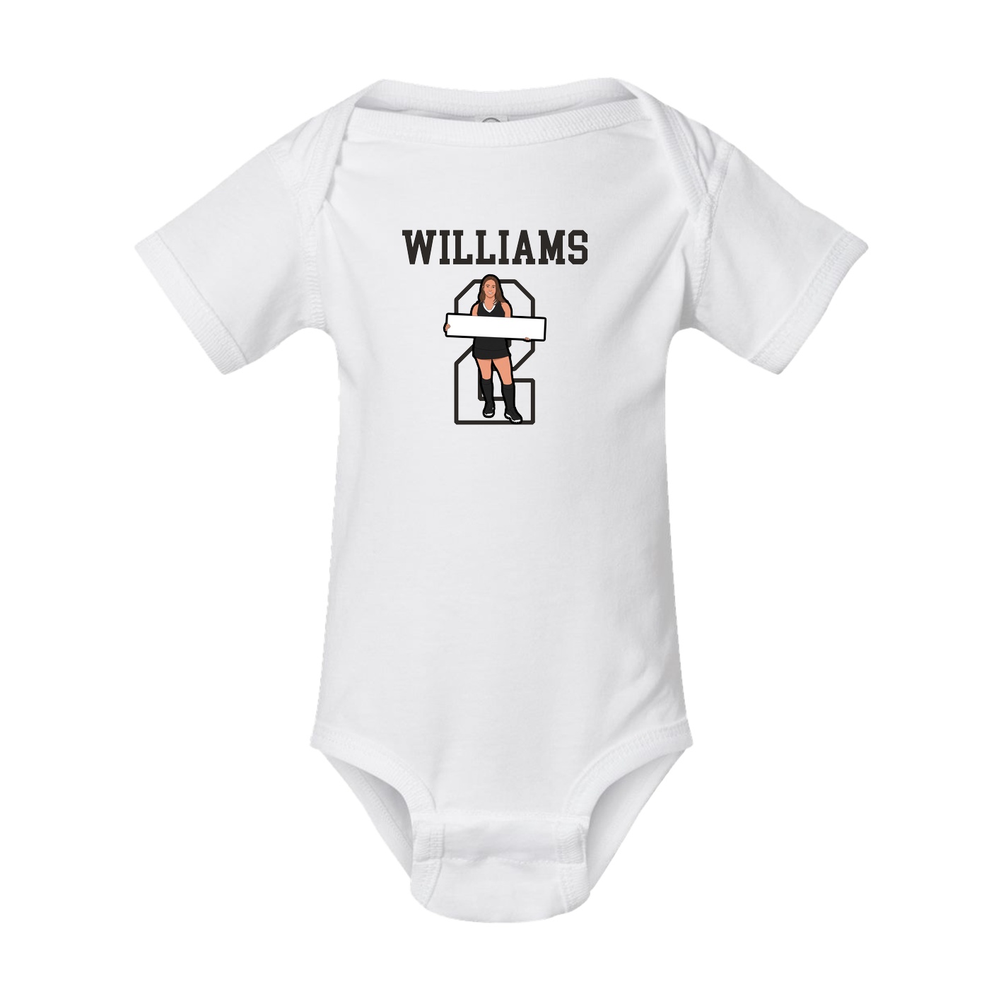 Baby Onesie — Shirsey in White