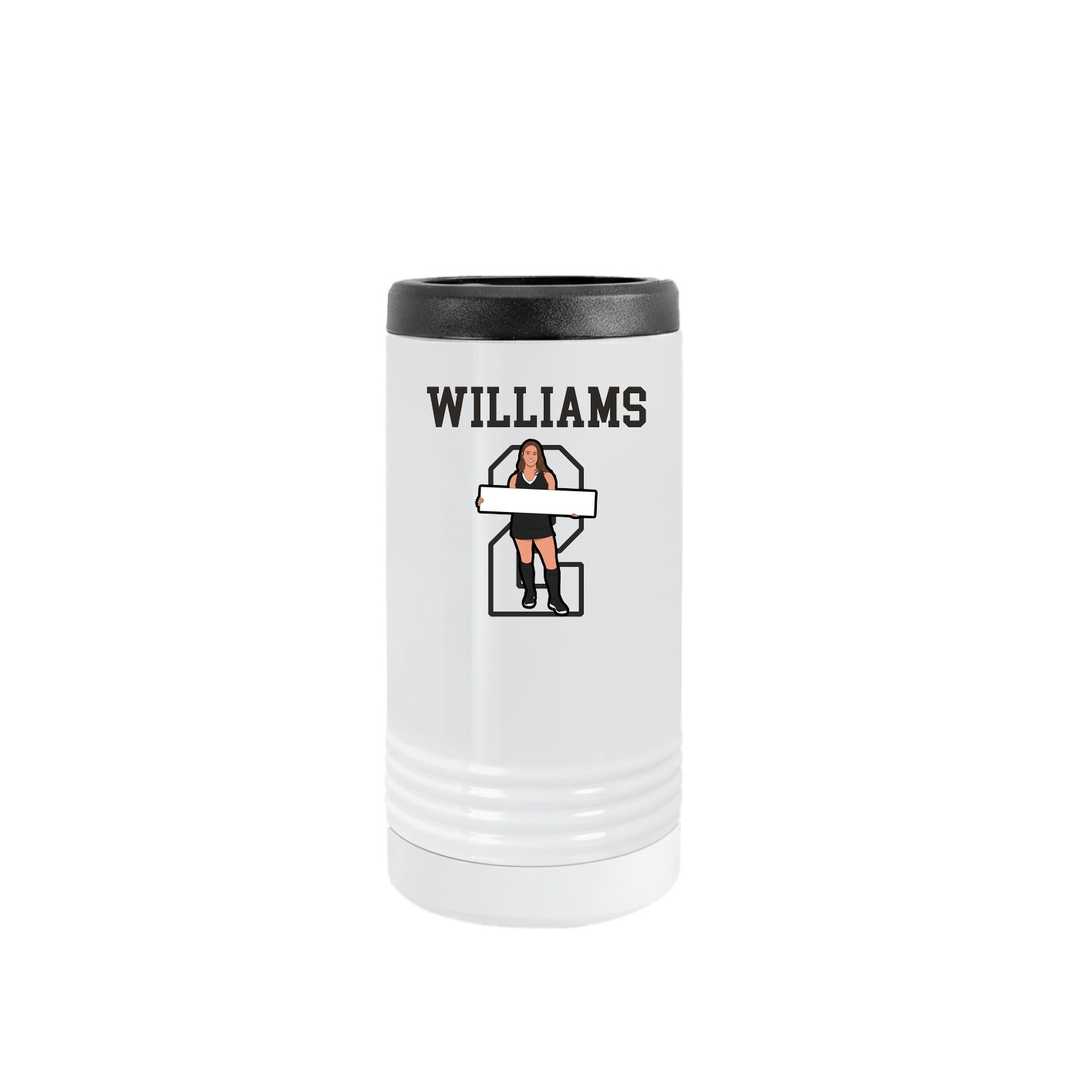 Slim Beverage Holder — Shirsey in White