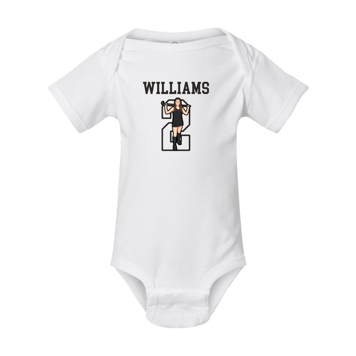 Baby Onesie — Shirsey in White