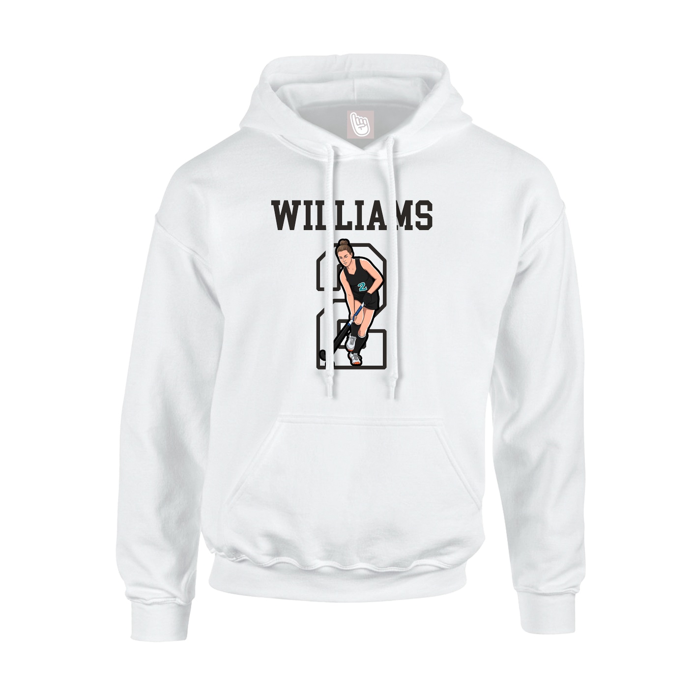 Hoodie — Shirsey in White