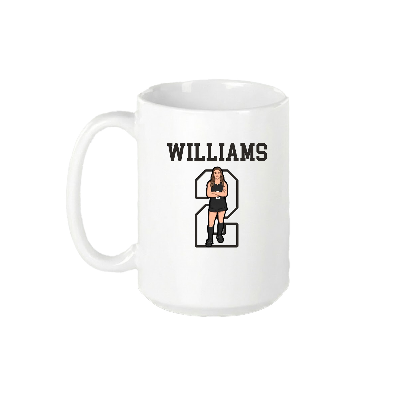 15oz Coffee Mug — Shirsey in White