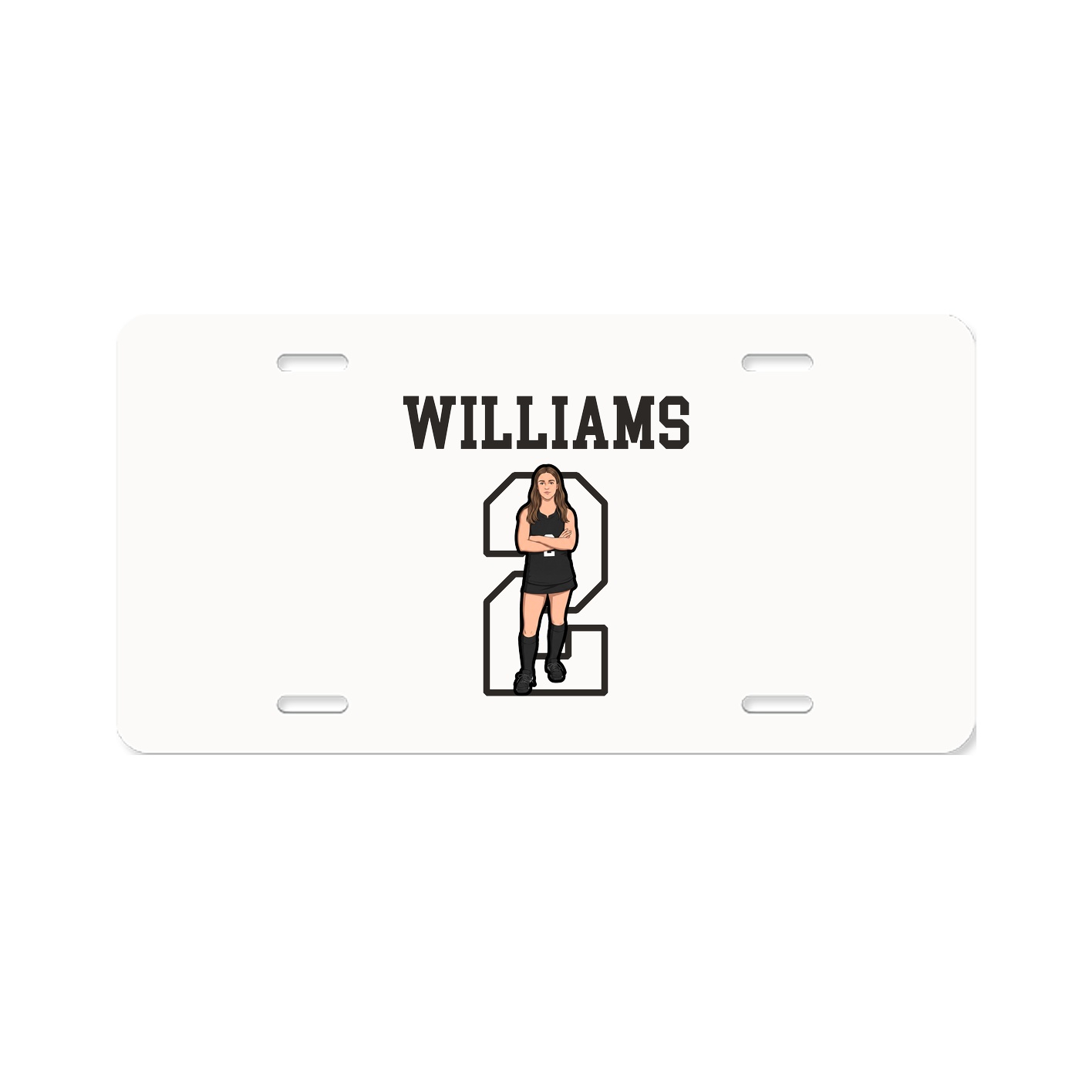 License Plate — Shirsey in Classic