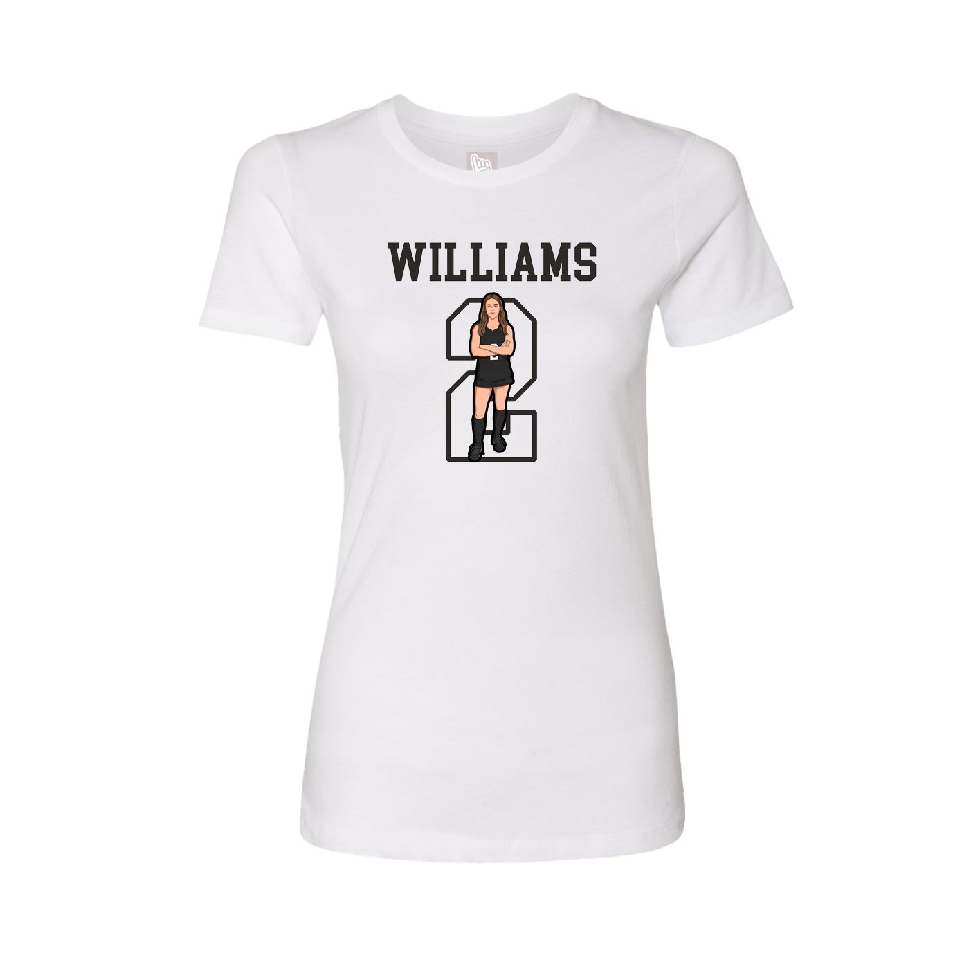 Fitted Women's Tee — Shirsey in White