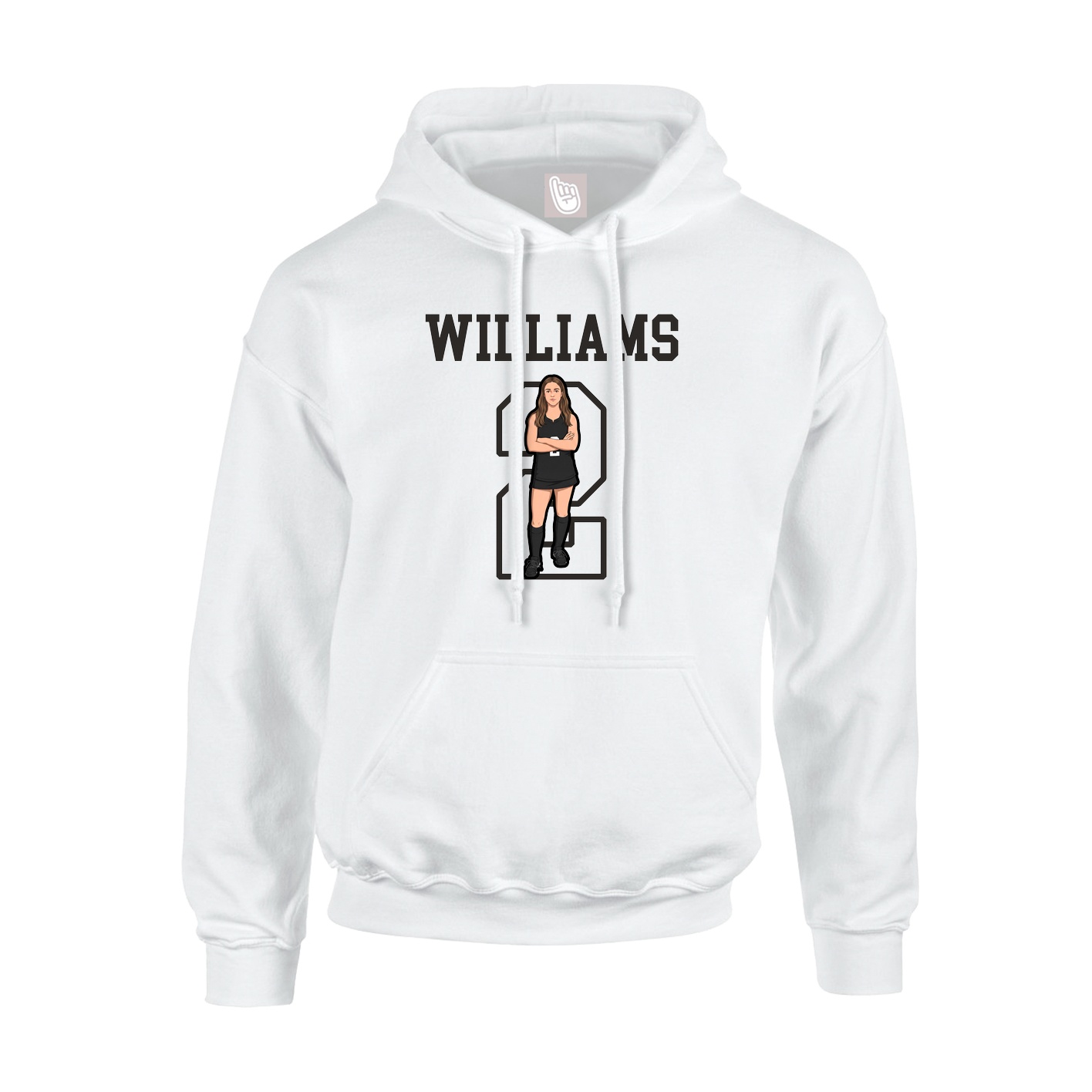 Youth Hoodie — Shirsey in White
