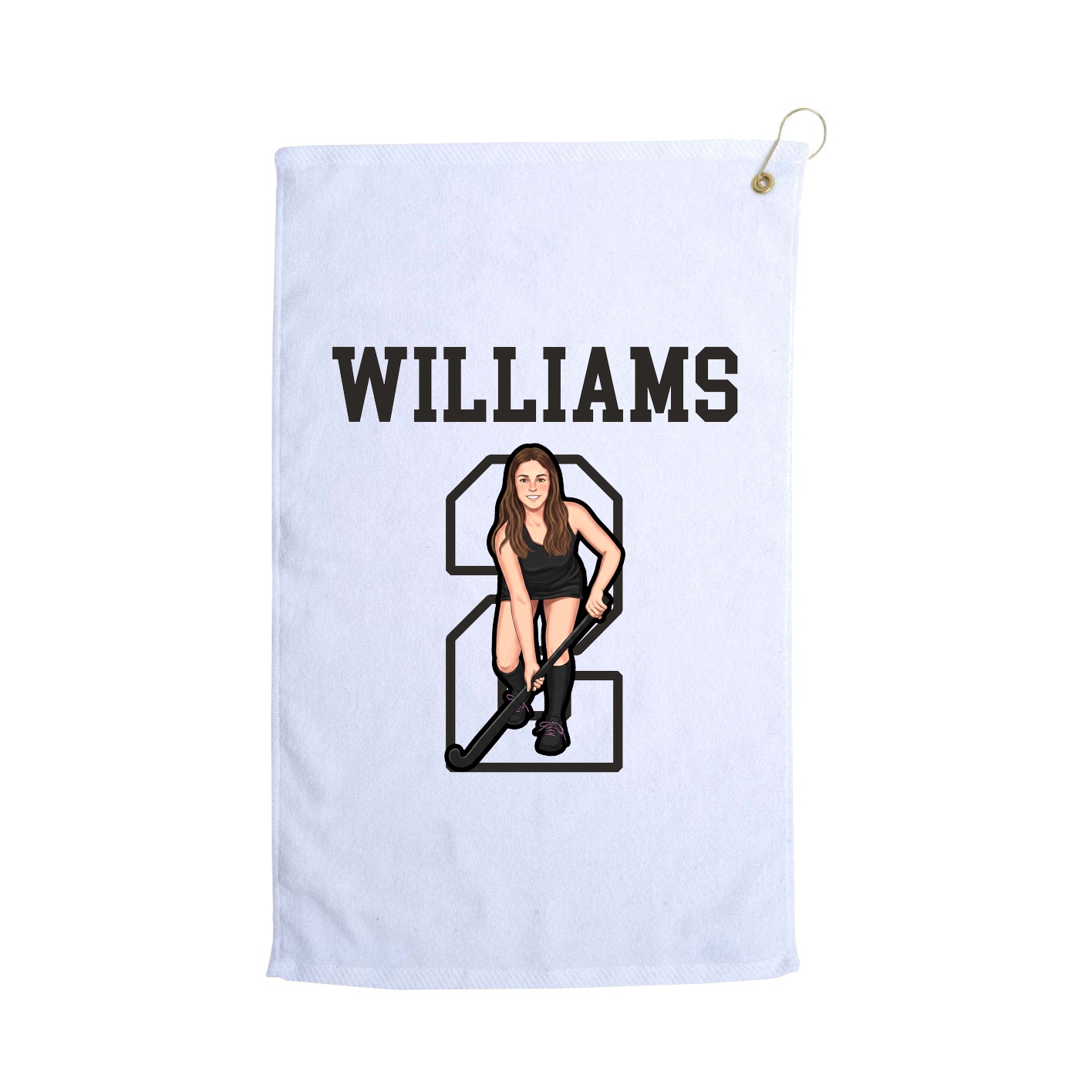 Golf Towel — Shirsey in White