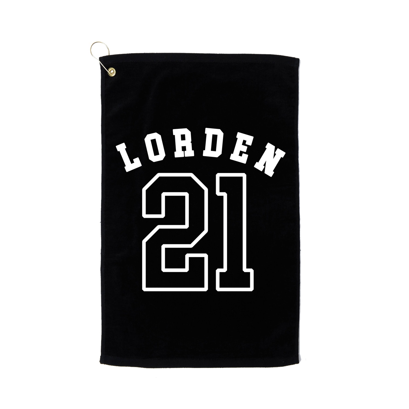Golf Towel — Shirsey Arch in Black