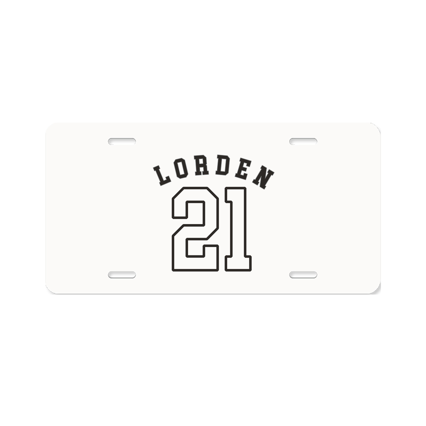 License Plate — Shirsey Arch in Classic