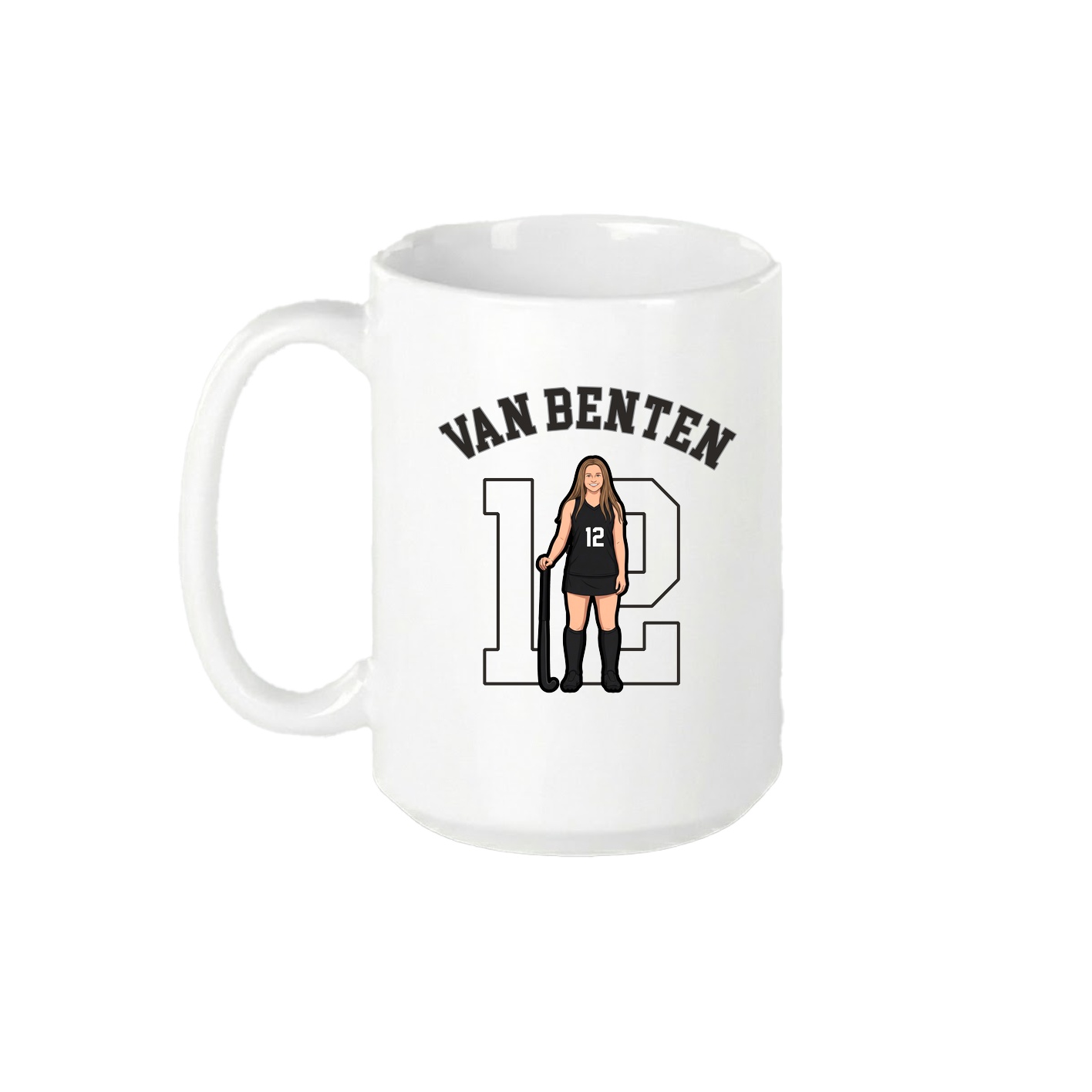 15oz Coffee Mug — Shirsey Arch in White