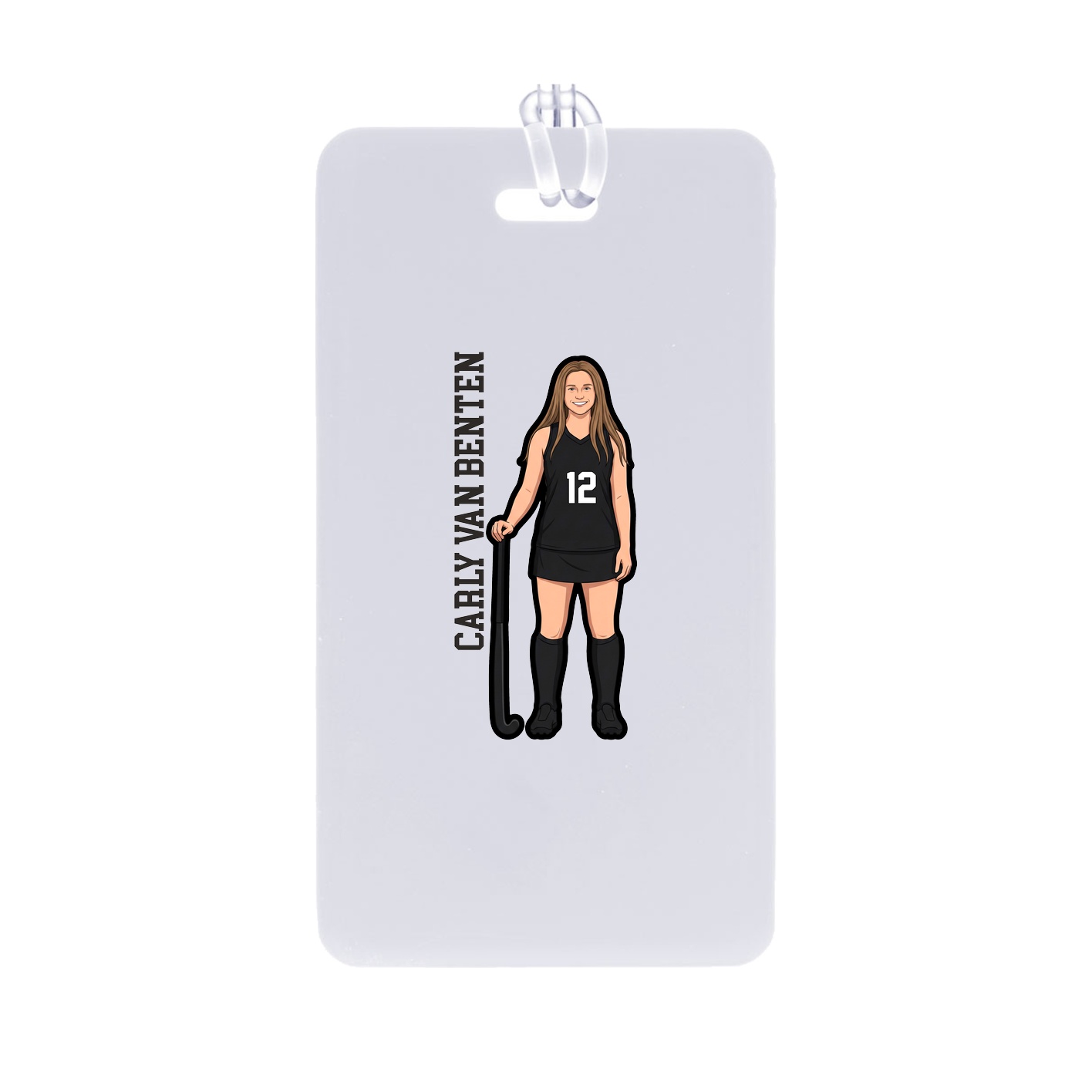 Bag Tag — Name Vertical in Classic