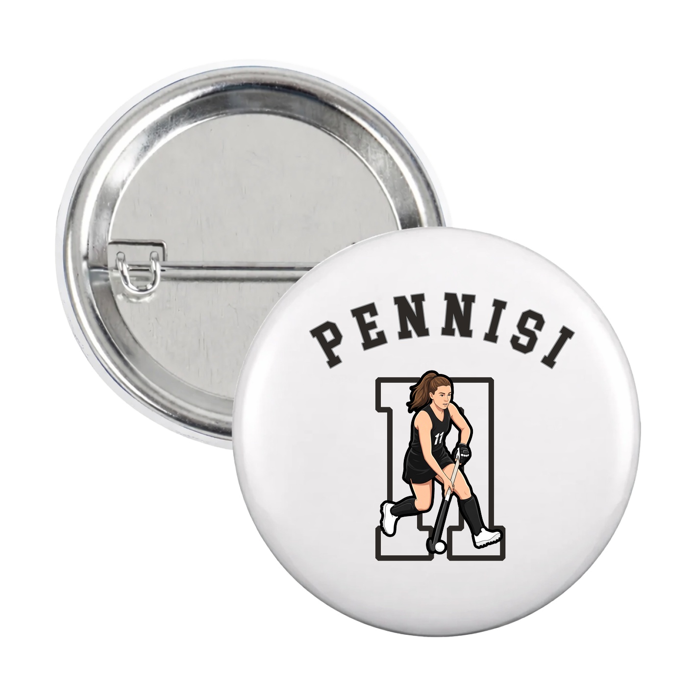 Game Day Button — Shirsey Arch in White