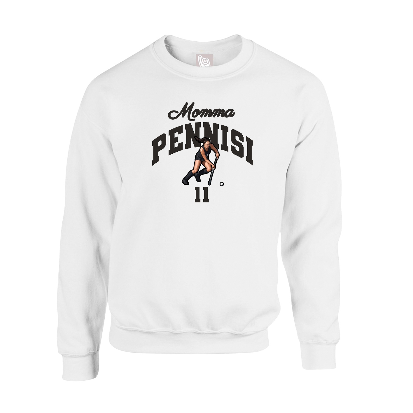 Fleece Crew — Mothers Day Arch in White
