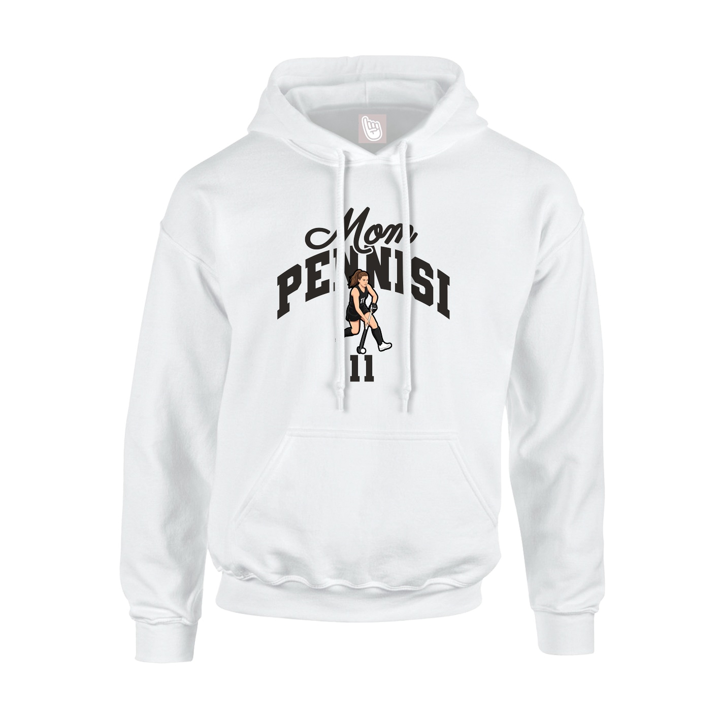 Youth Hoodie — Mothers Day Arch in White