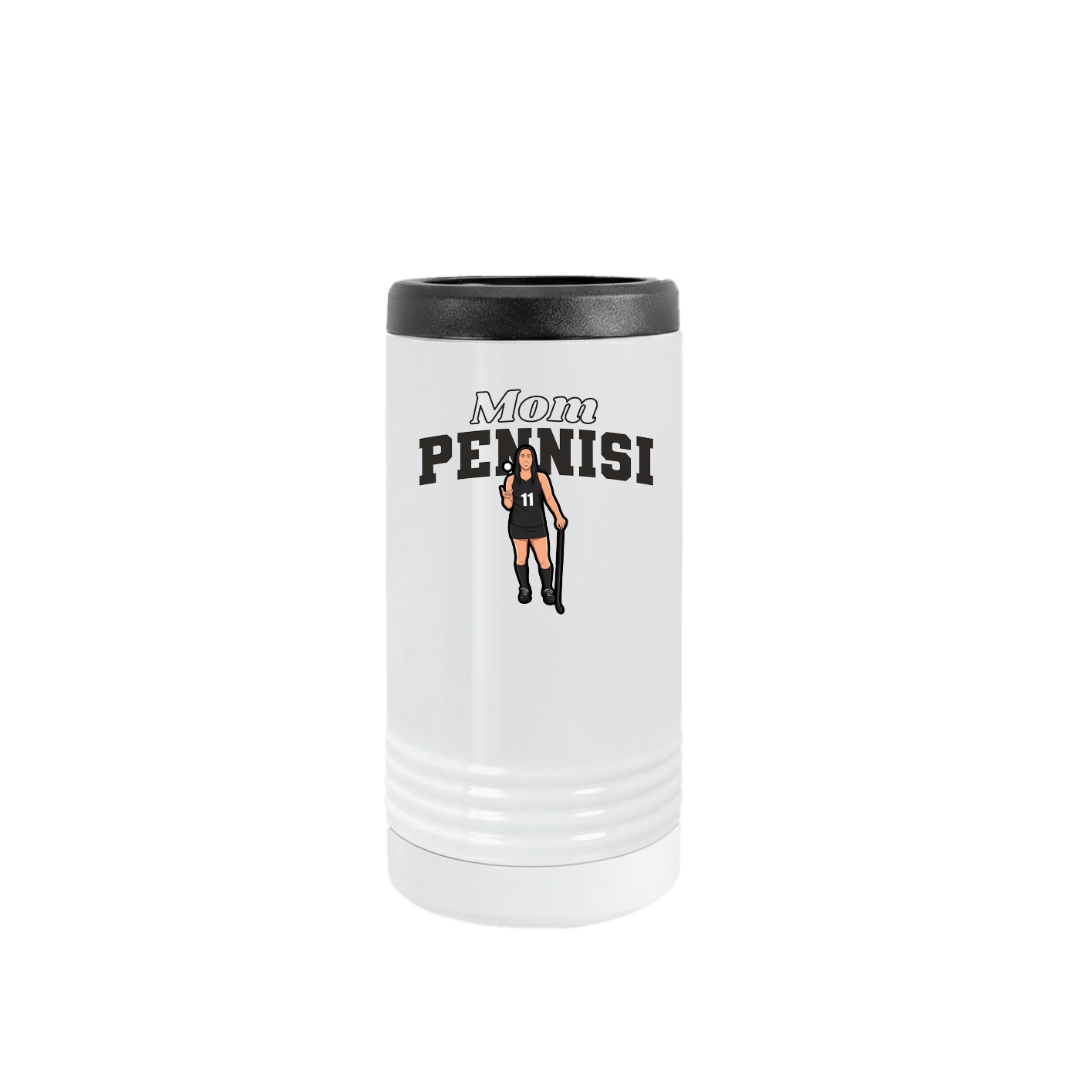 Slim Beverage Holder — Mothers Day Block in White