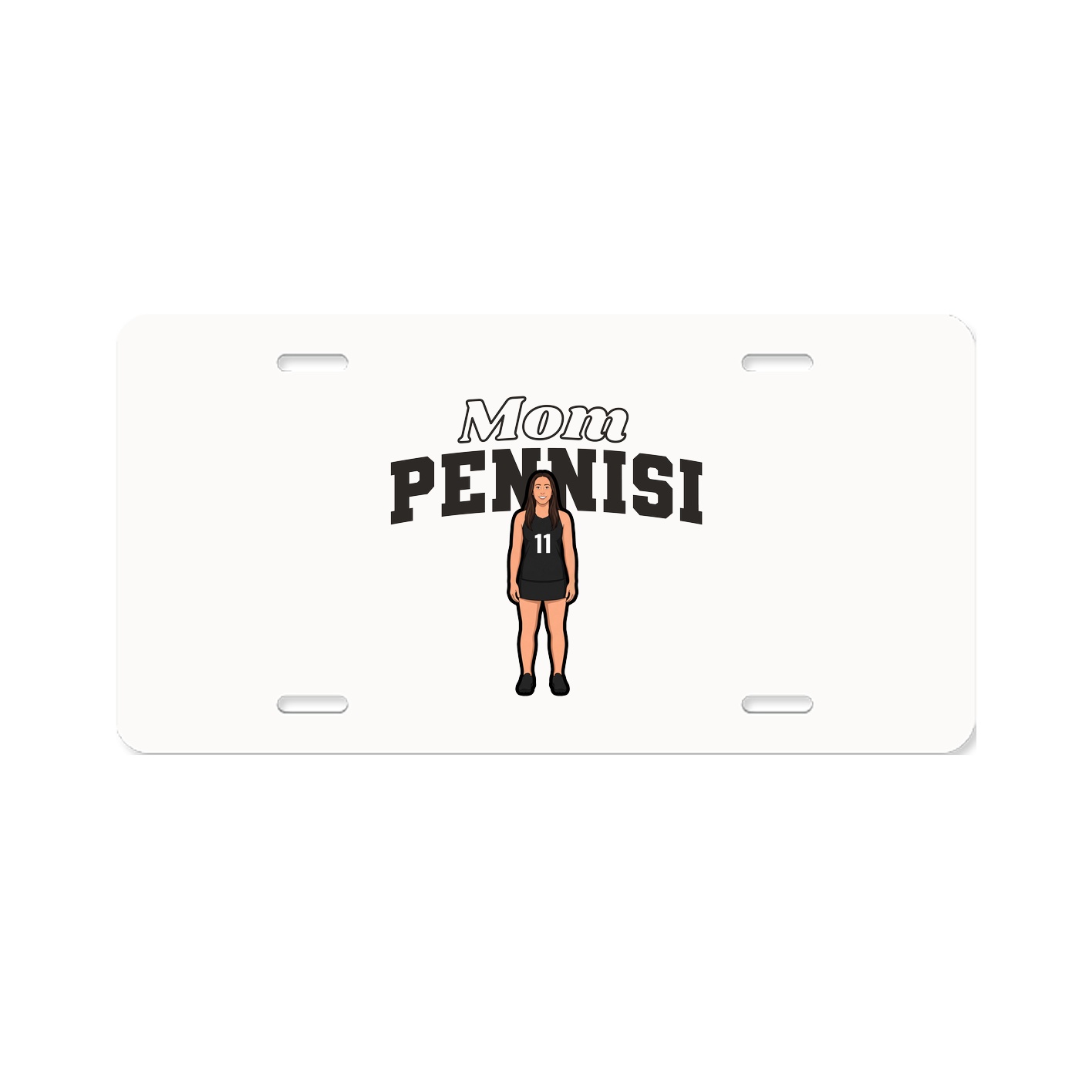 License Plate — Mothers Day Block in Classic