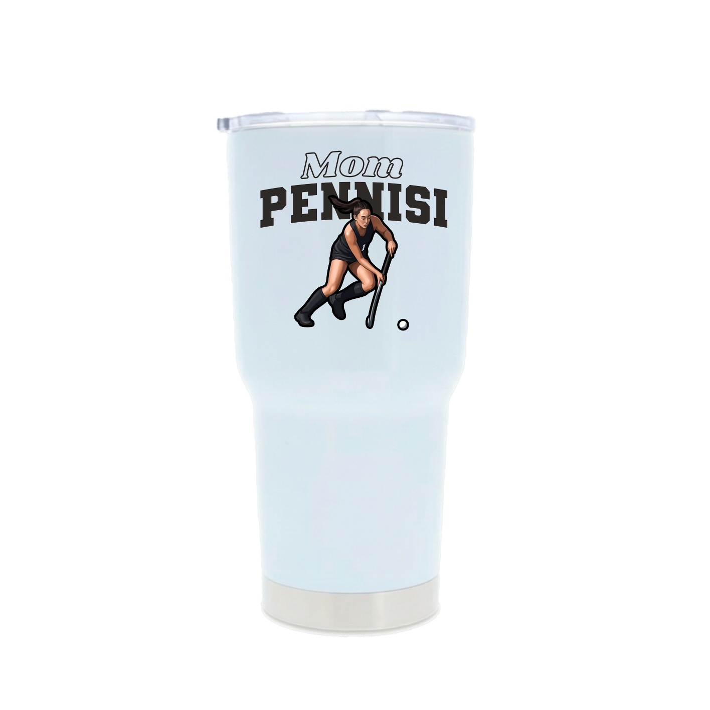 30oz Stainless Steel Tumbler — Mothers Day Block in White