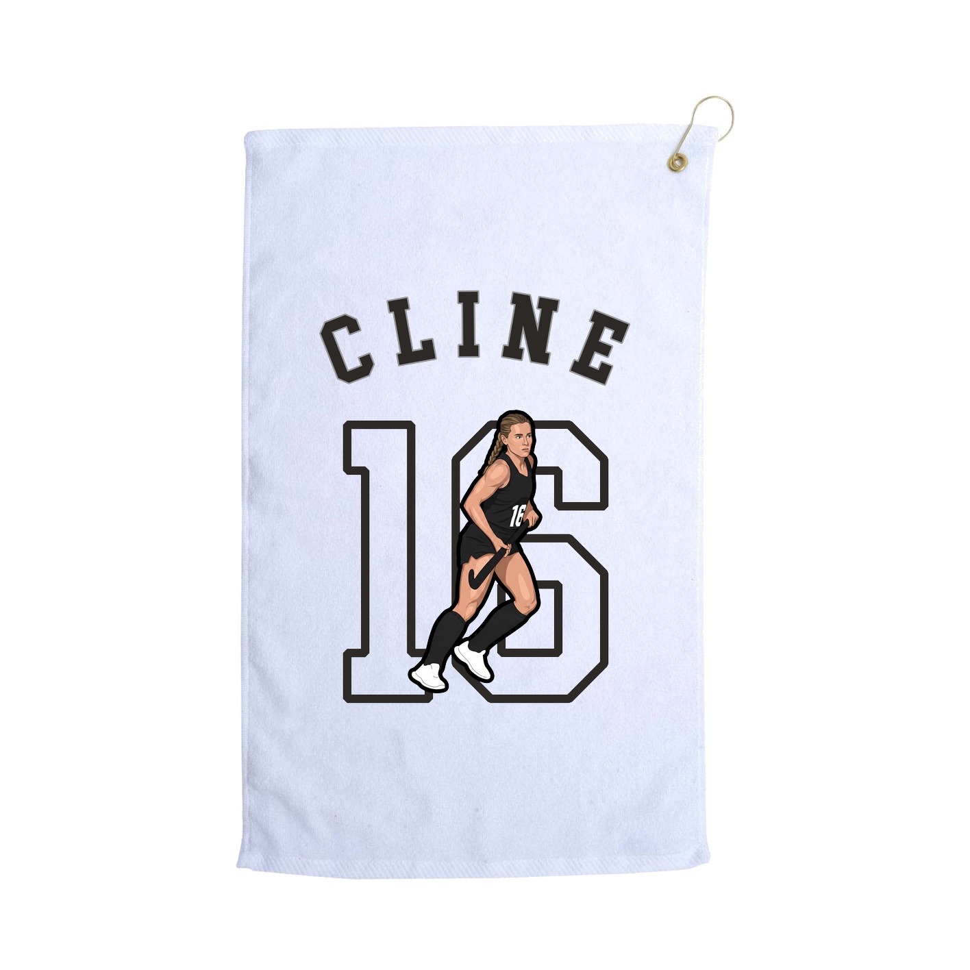 Golf Towel — Shirsey Arch in White