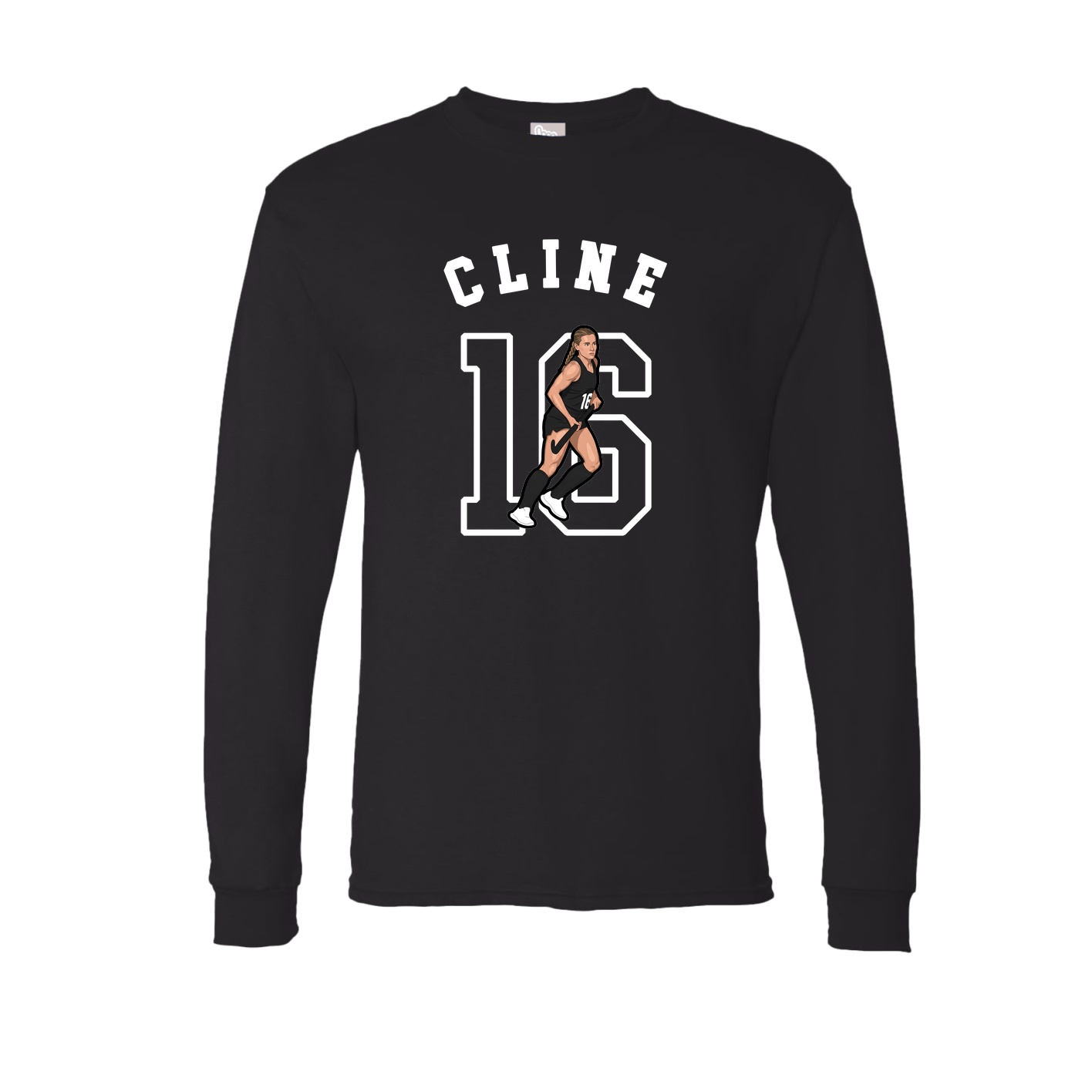 Long Sleeve Tee — Shirsey Arch in Black