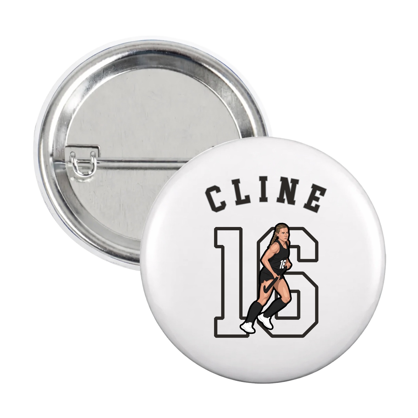 Game Day Button — Shirsey Arch in White