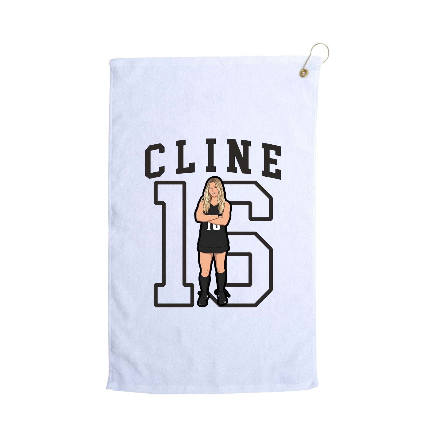 Golf Towel — Shirsey in White