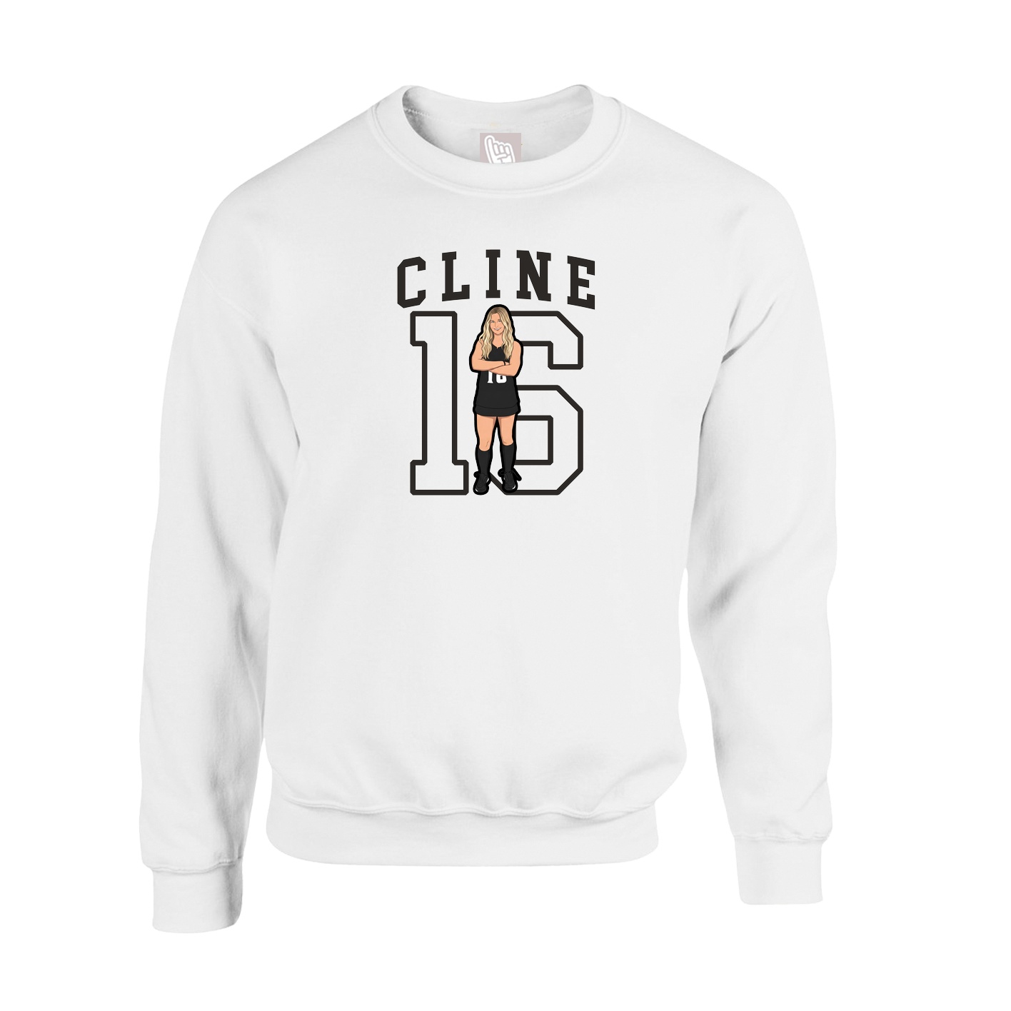 Fleece Crew — Shirsey in White