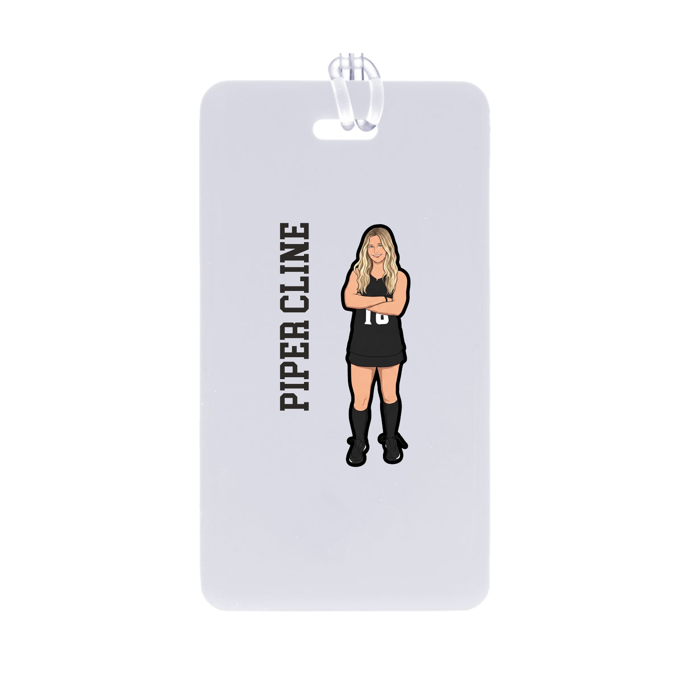 Bag Tag — Name Vertical in Classic