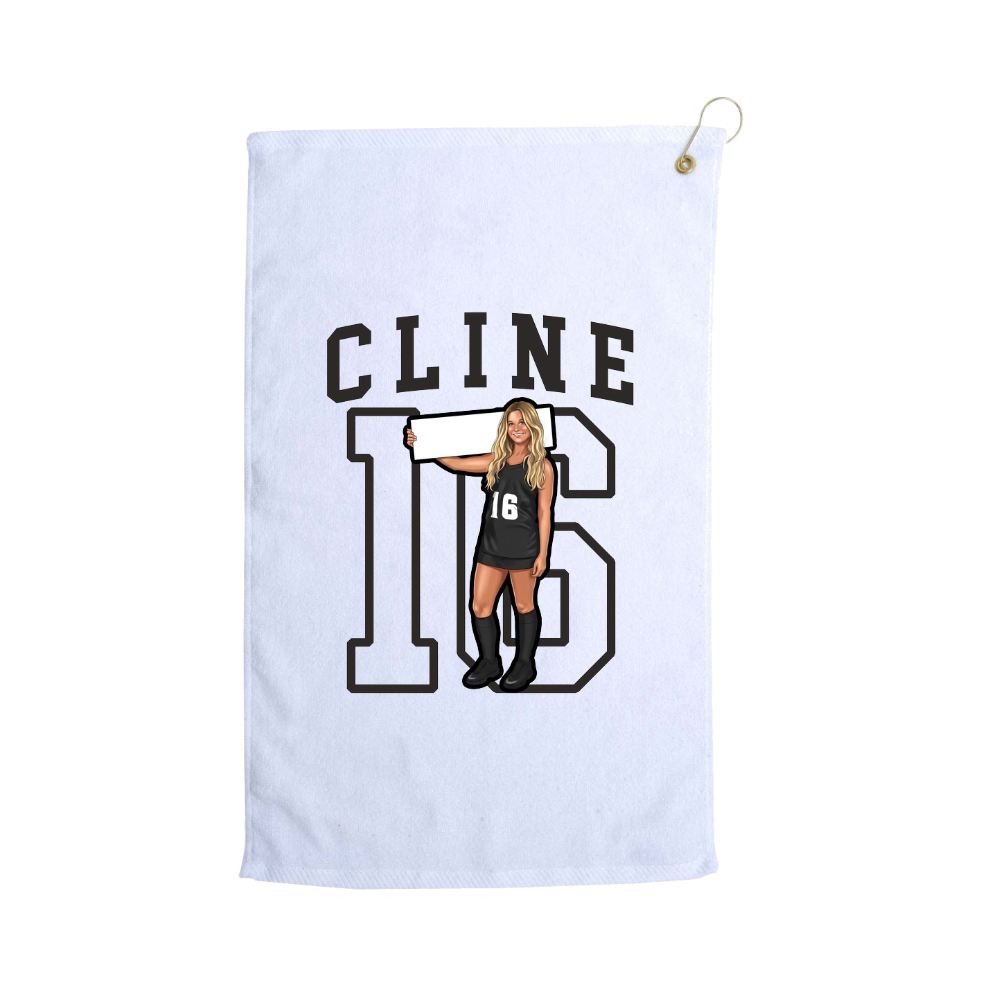 Golf Towel — Shirsey in White