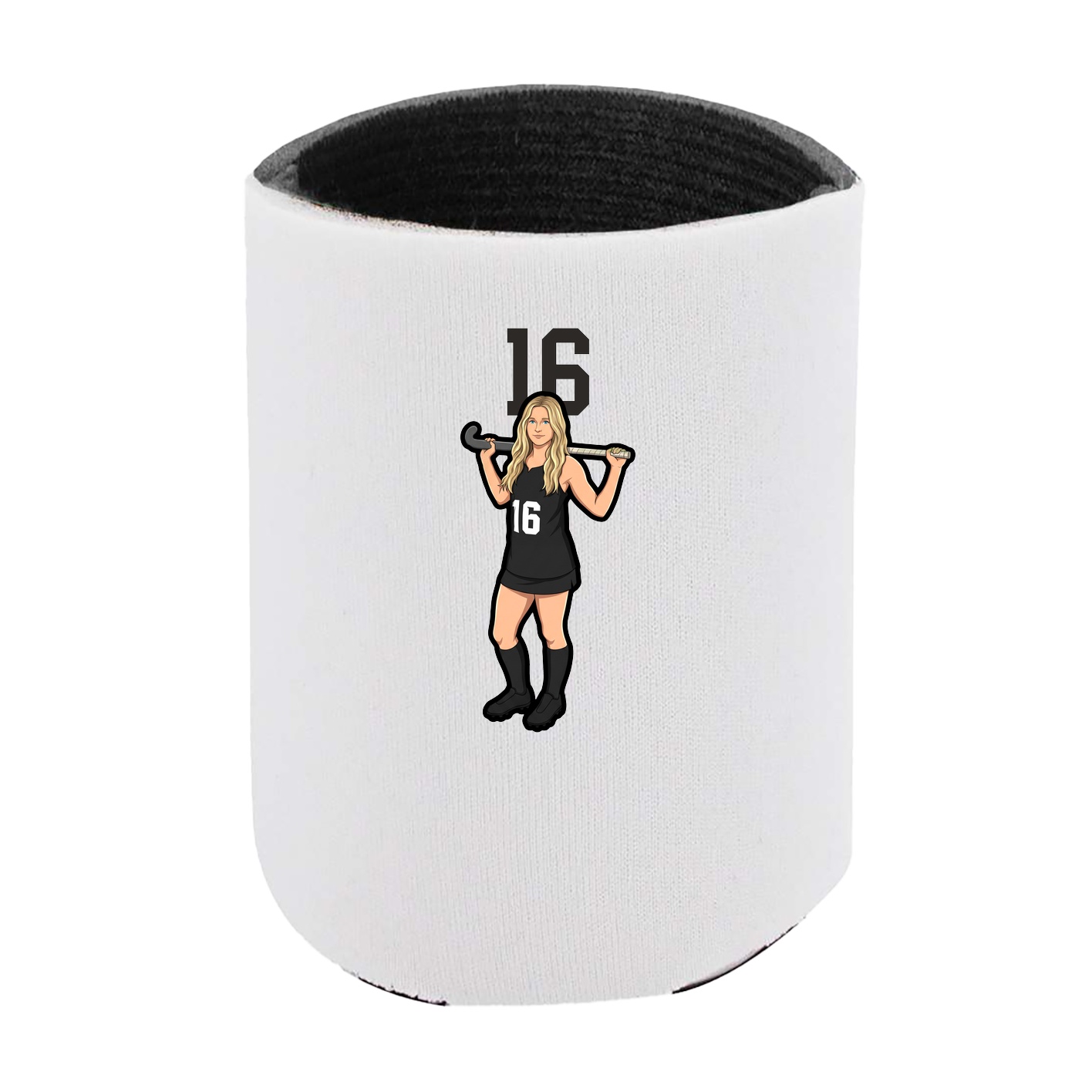 Can Holder — Number Top in White