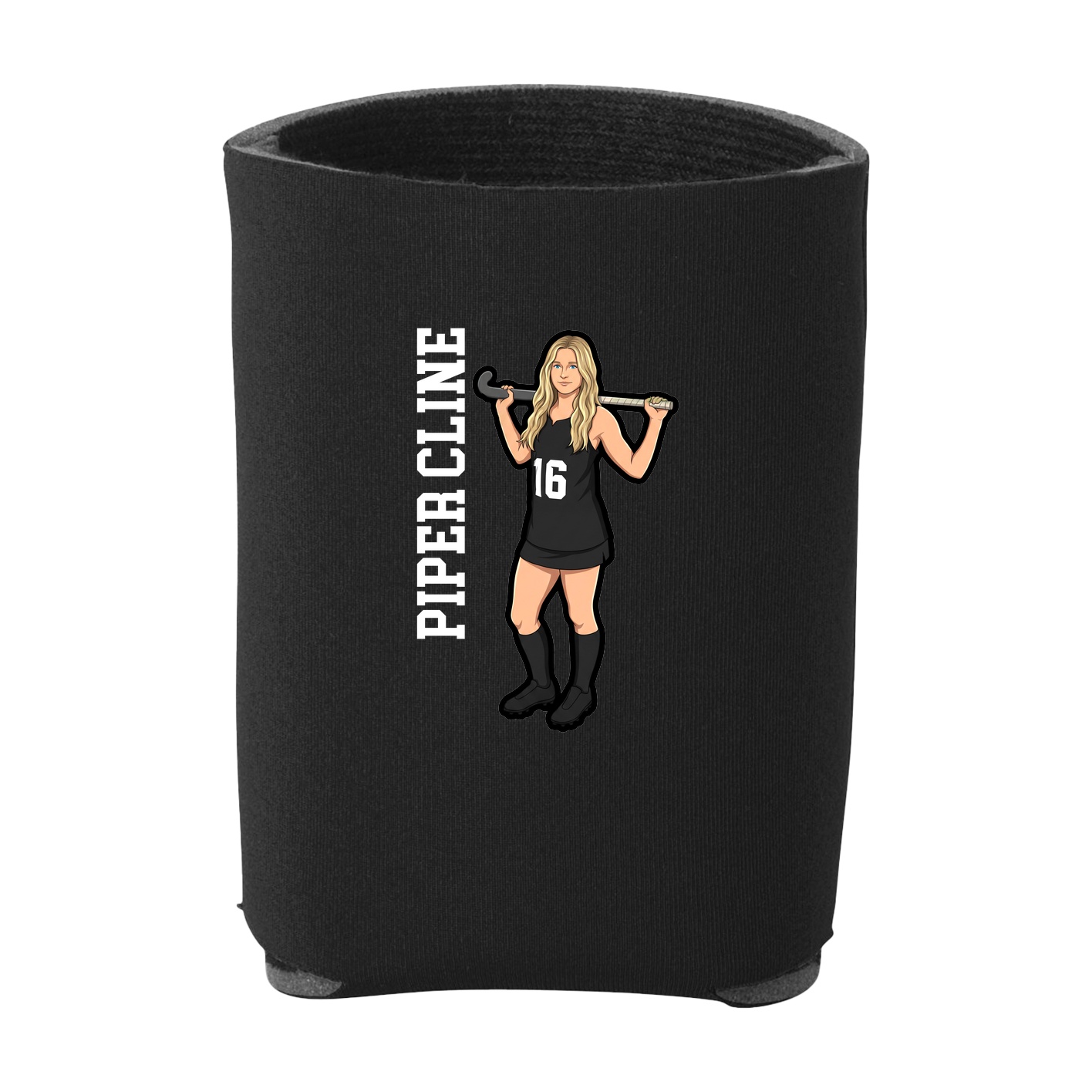 Can Holder — Name Vertical in Black