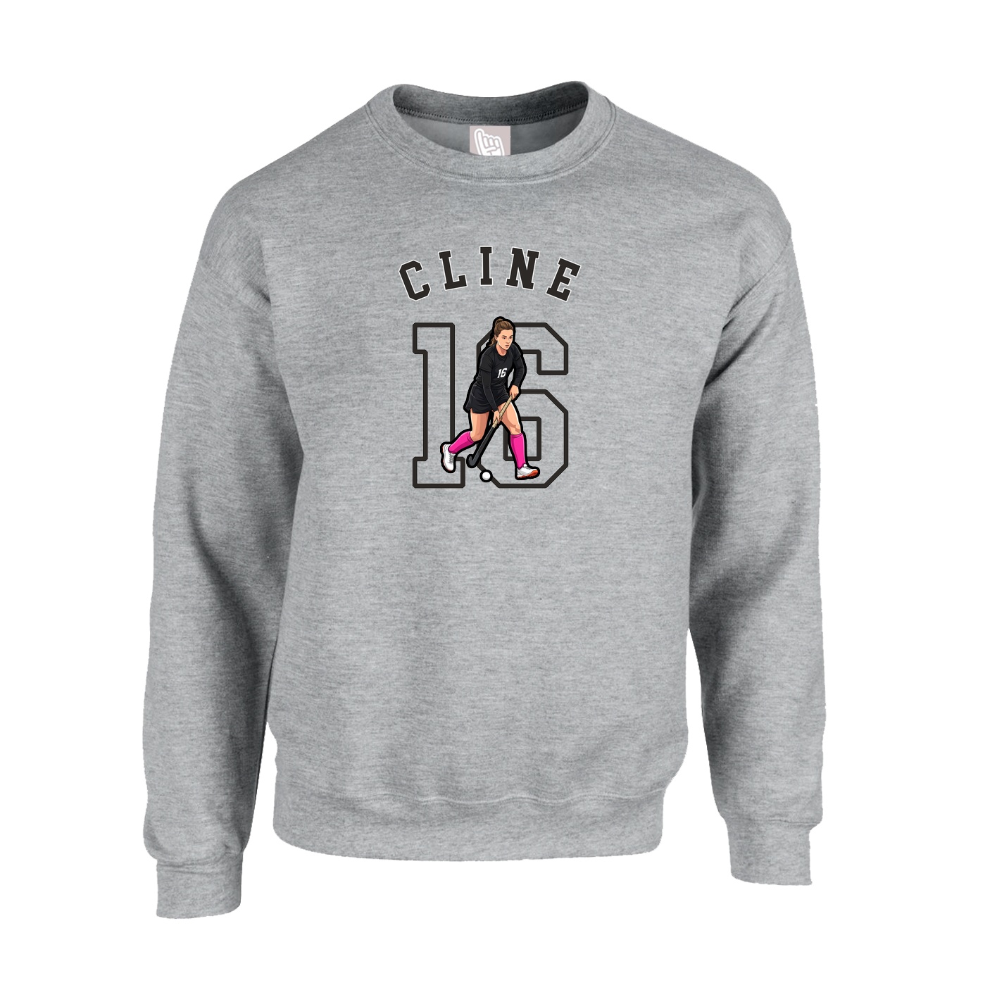 Fleece Crew — Shirsey Arch in Grey