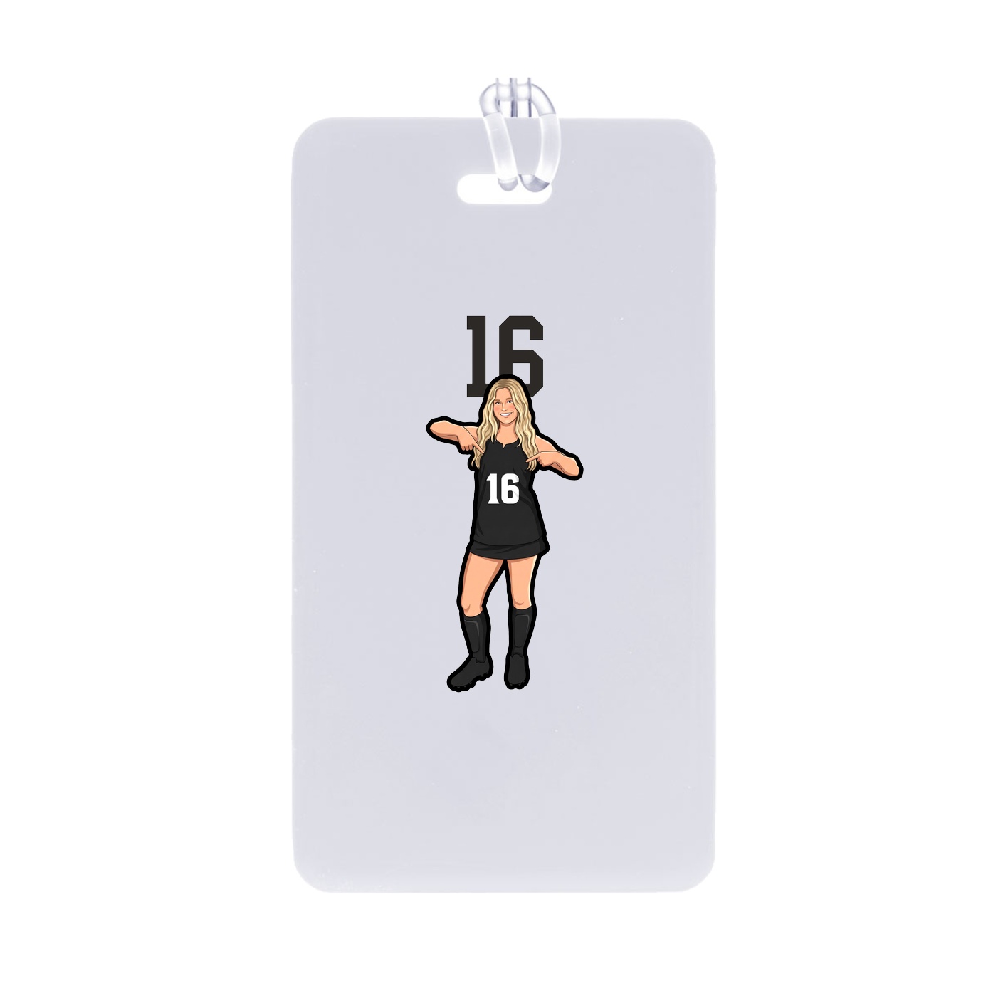 Bag Tag — Number Top in Classic