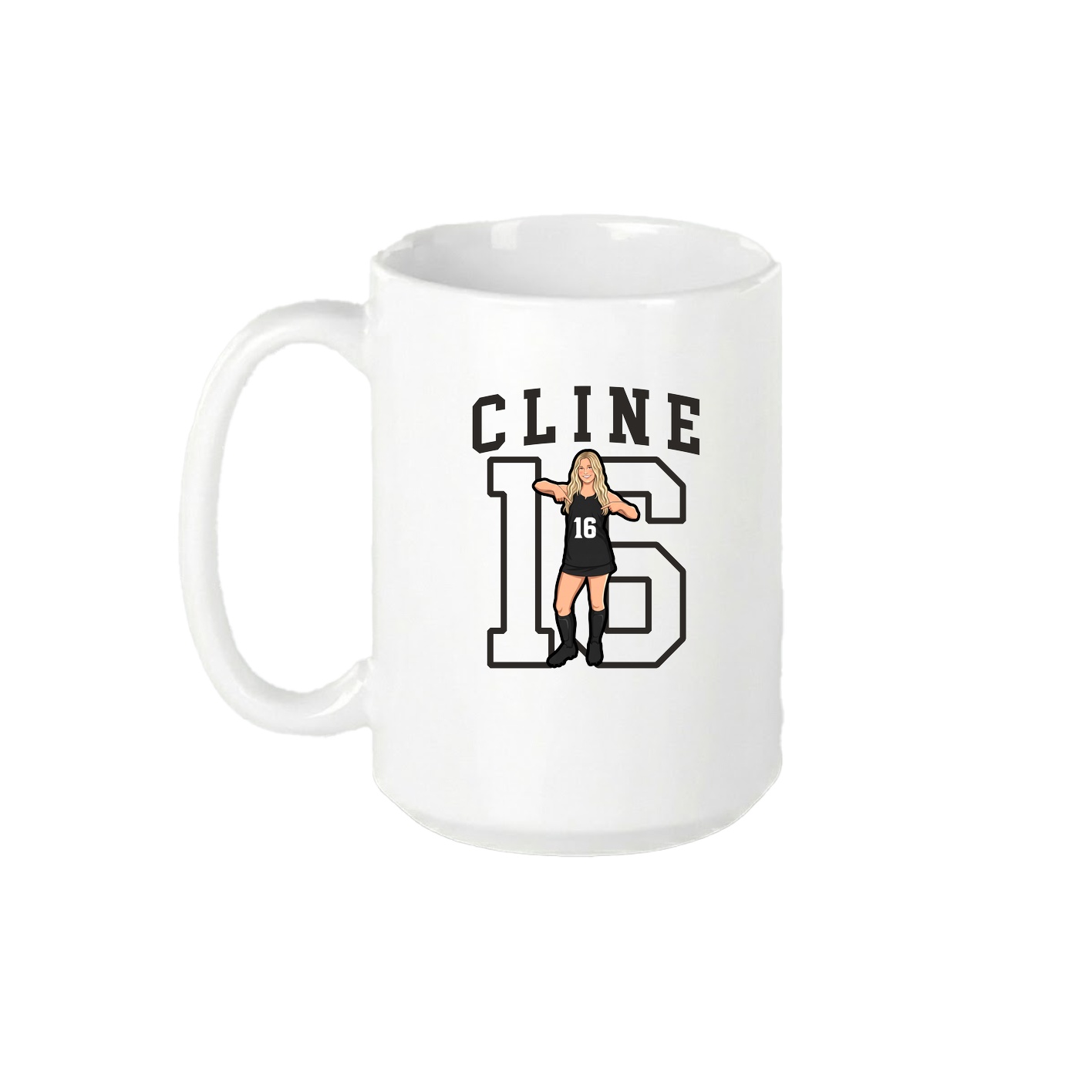 15oz Coffee Mug — Shirsey in White