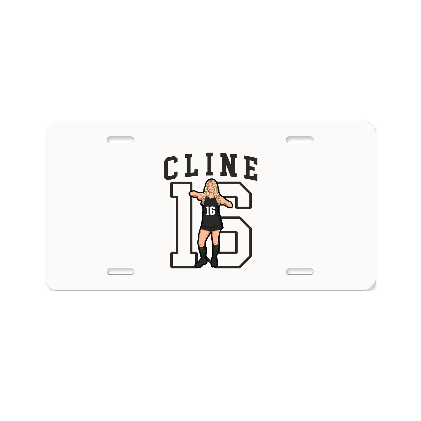 License Plate — Shirsey in Classic