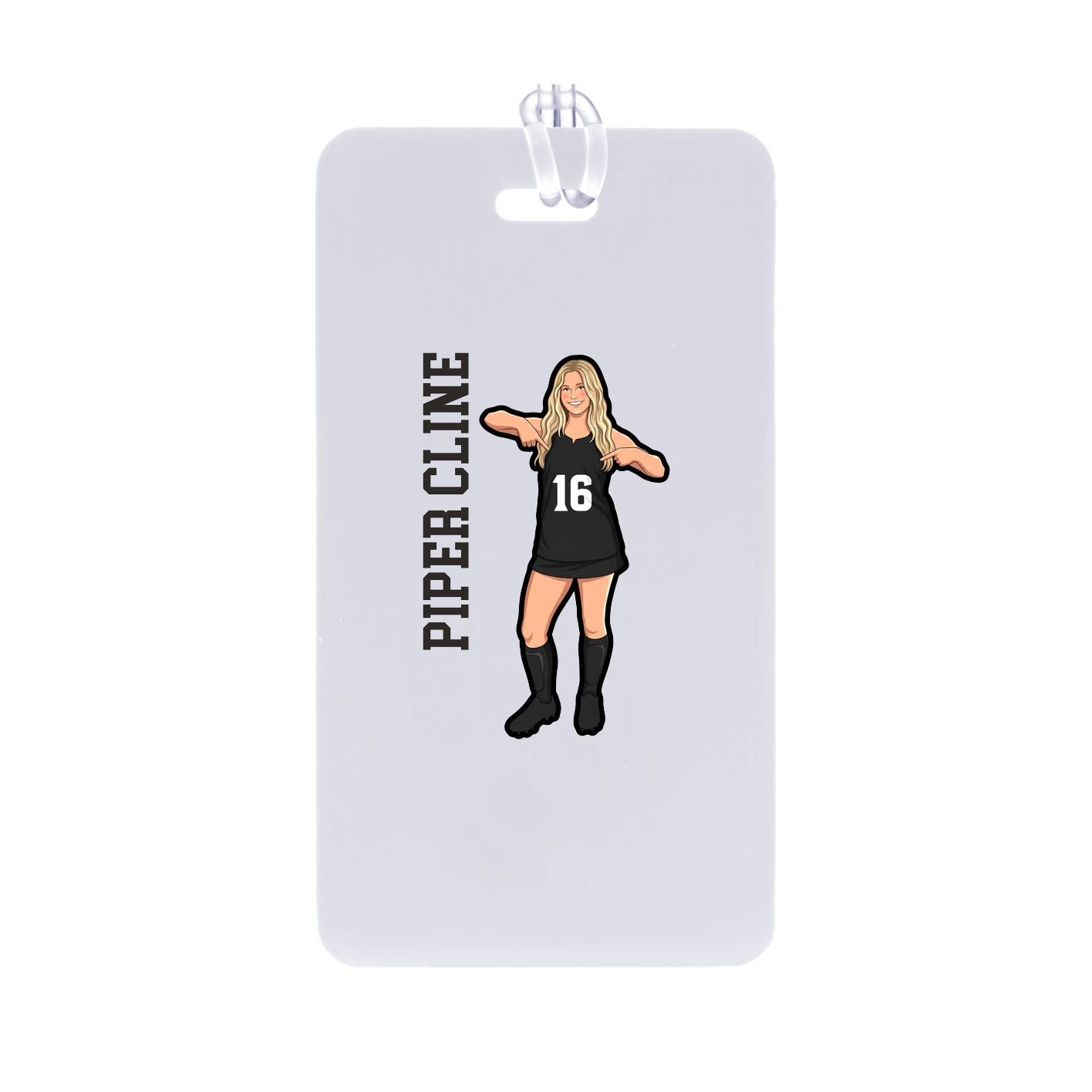 Bag Tag — Name Vertical in Classic
