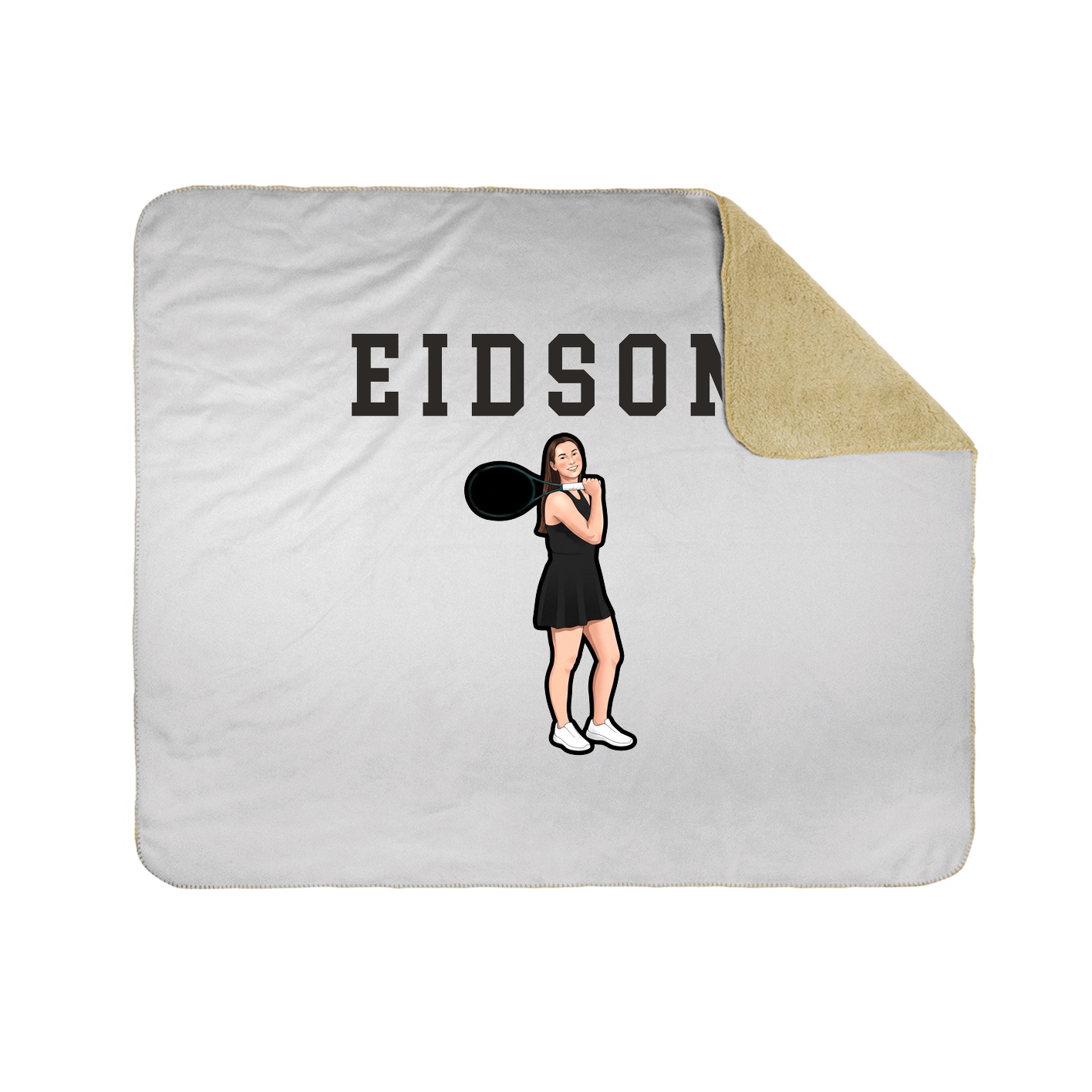 Throw Blanket — Shirsey in White