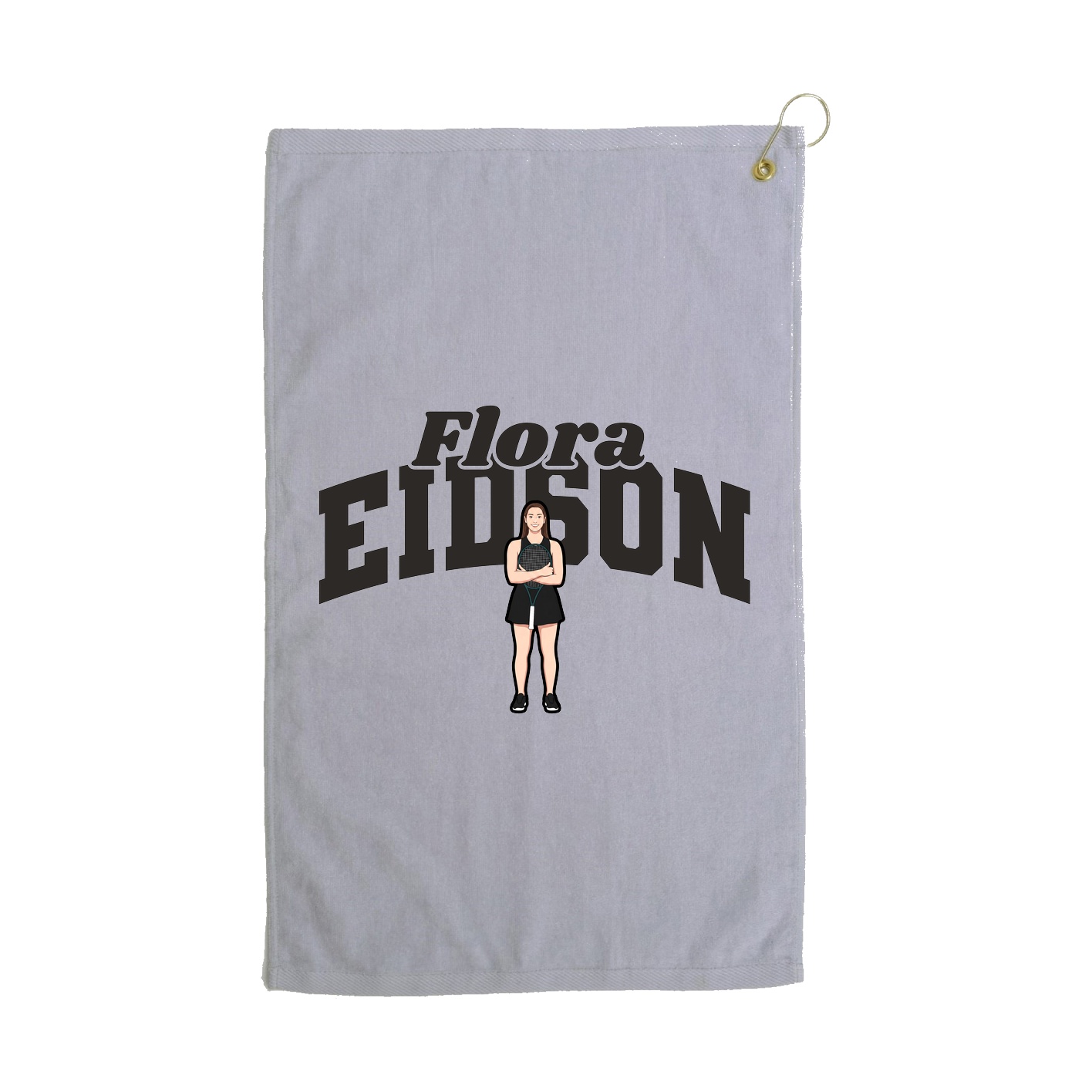 Golf Towel — Signature Arch in Grey