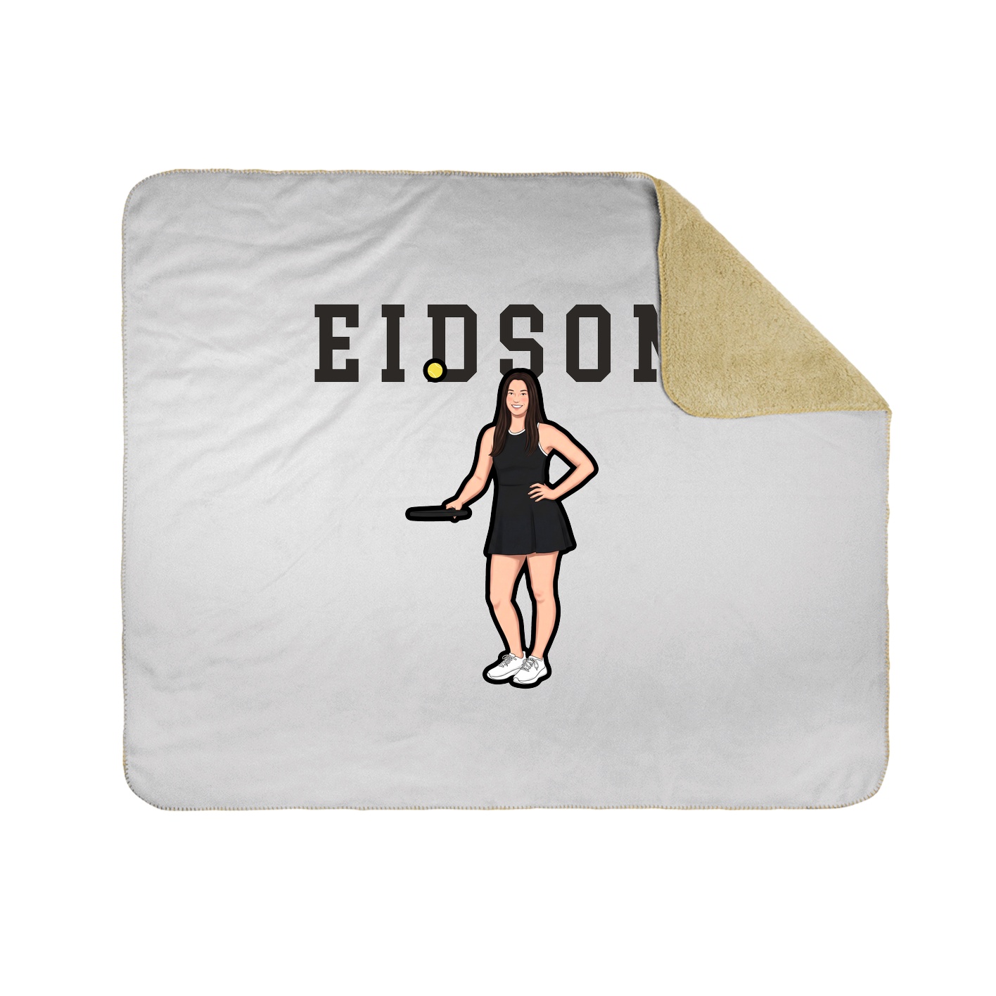 Throw Blanket — Shirsey in White