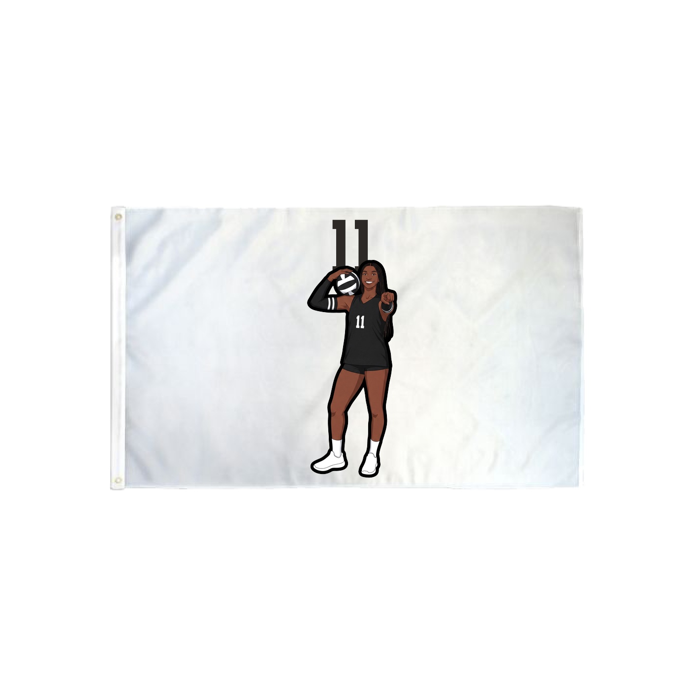 3x5 Flag — Number Top in Classic