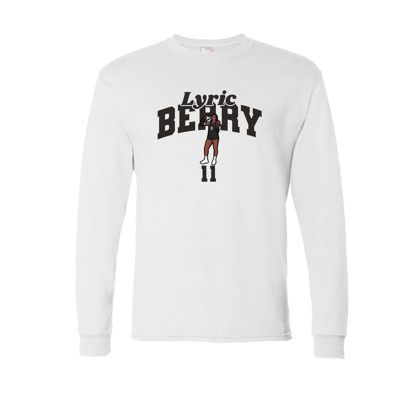 Long Sleeve Tee — Signature Arch in White