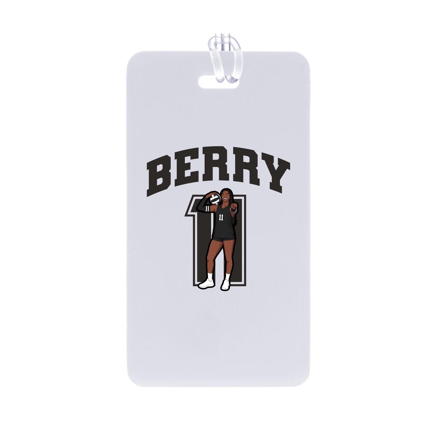 Bag Tag — Number in Classic
