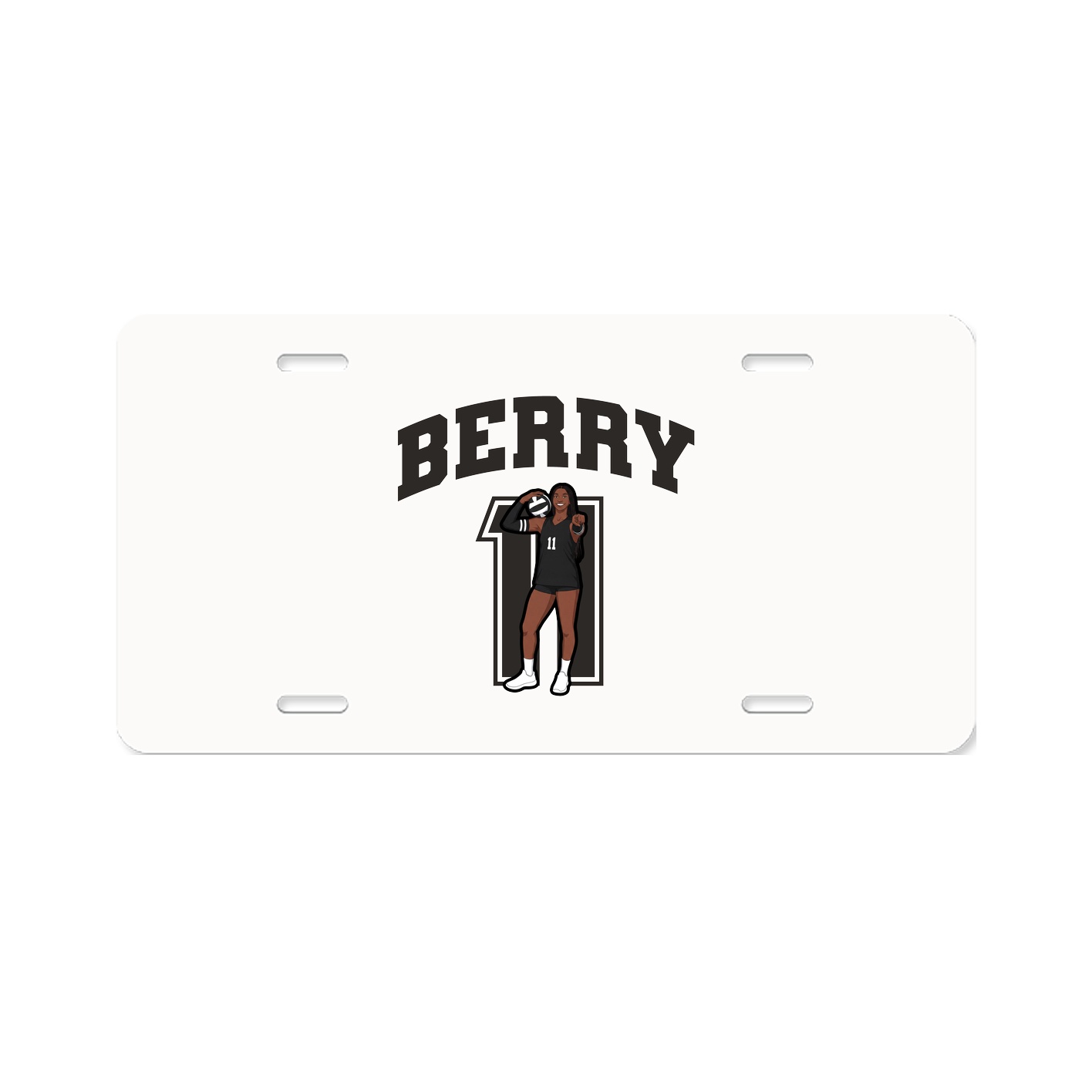 License Plate — Number in Classic