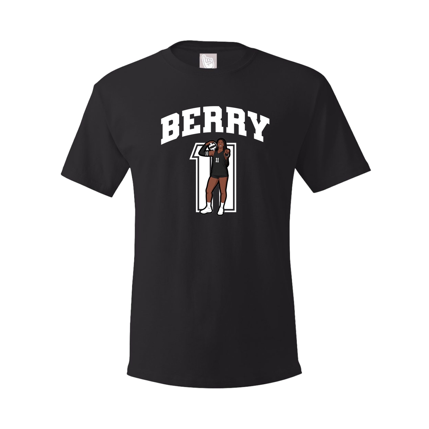 Youth Tee — Number in Black