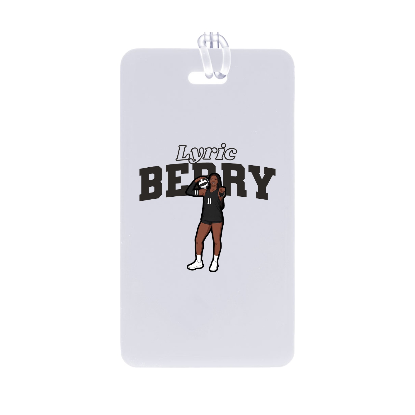 Bag Tag — Name Arch in Classic