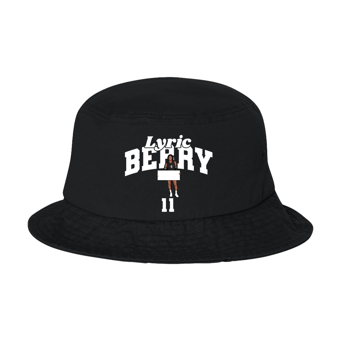 Bucket Cap — Signature Arch in Black
