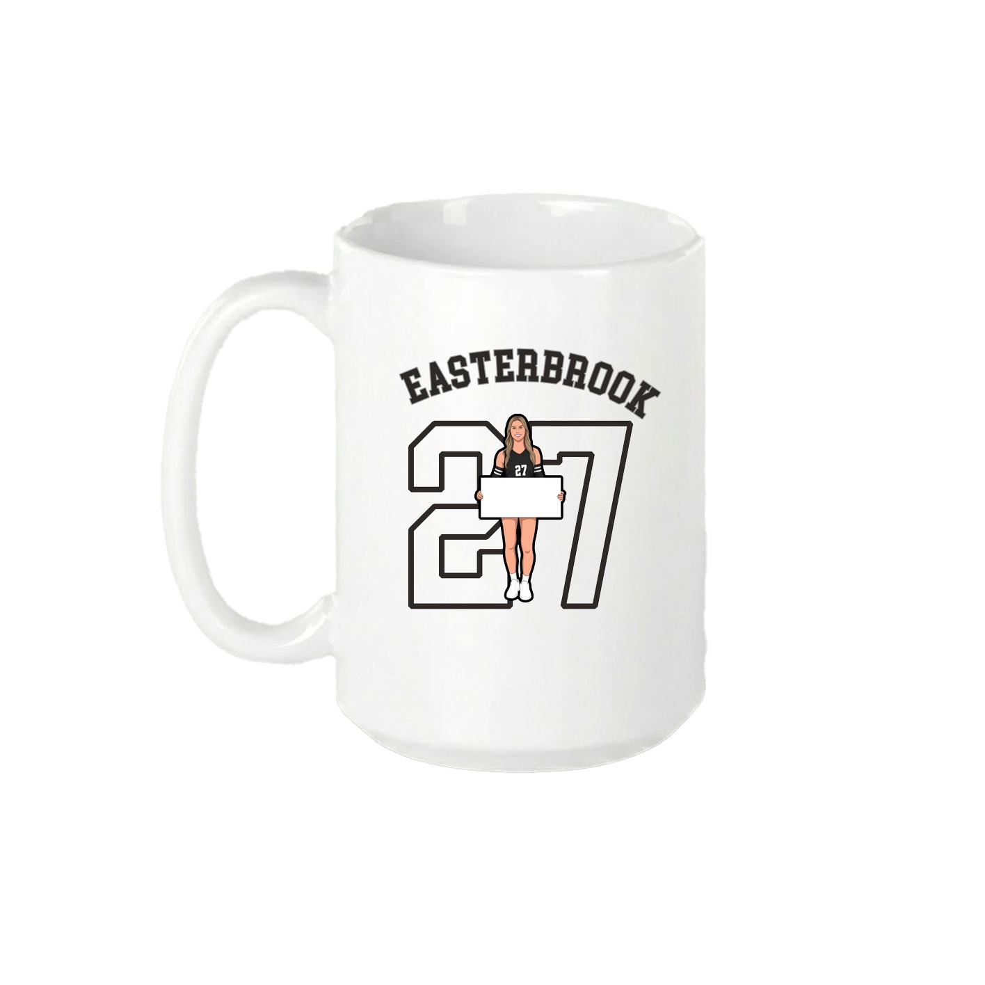 15oz Coffee Mug — Shirsey Arch in White