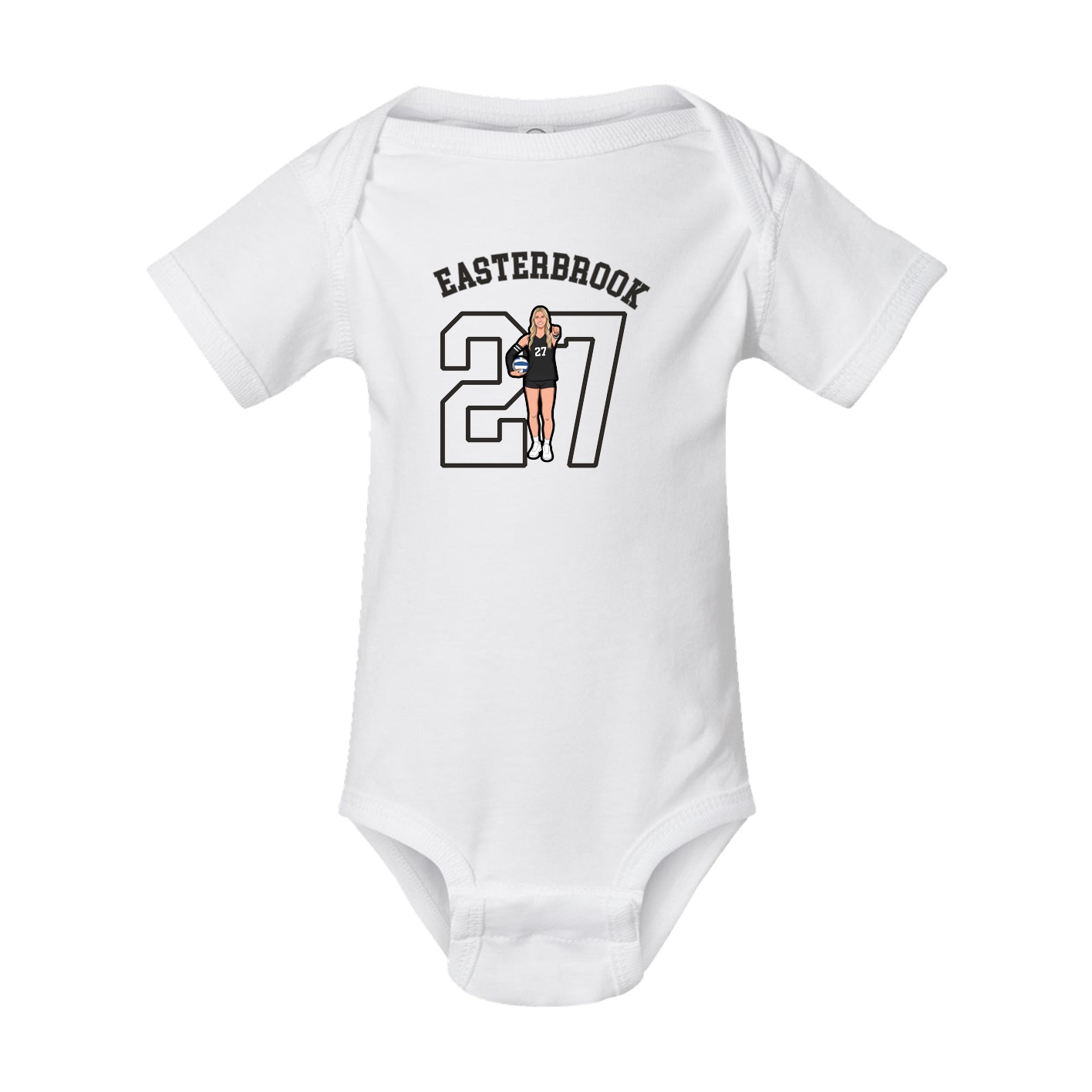 Baby Onesie — Shirsey Arch in White